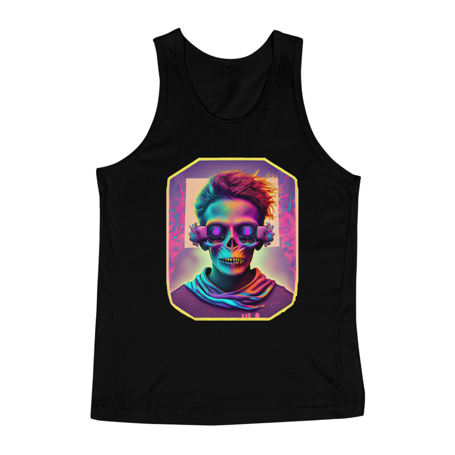 Nome do produto: Regata Classic Psico Cyber Alucinógena Colection