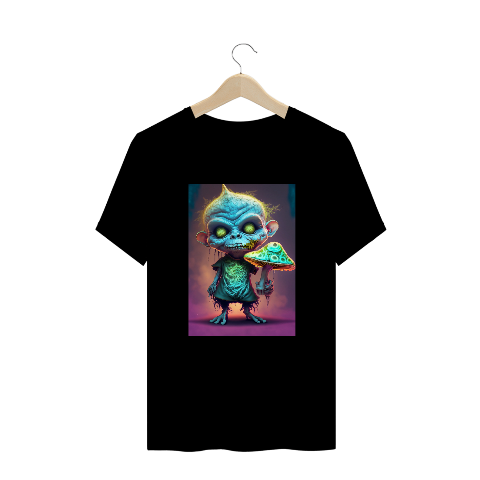 Nome do produto: Camiseta Oversized Zumbi Duente Alucinógena Colection