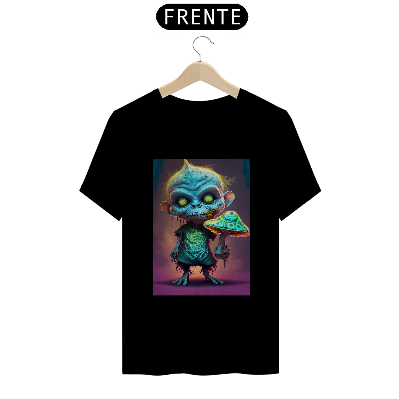 Nome do produto: Camiseta Quality Zumbi Duente Alucinógena Colection
