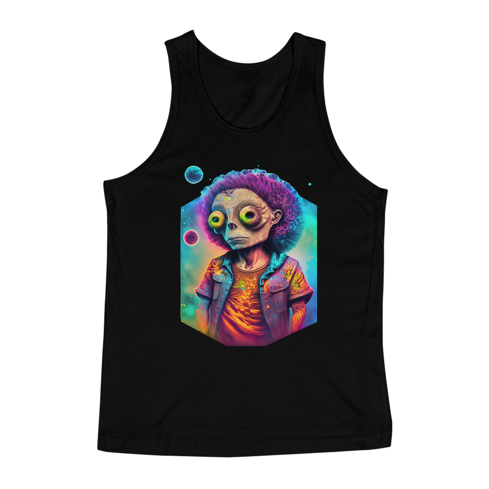 Nome do produto: Regata Classic Universo e Nós Alucinógena Colection