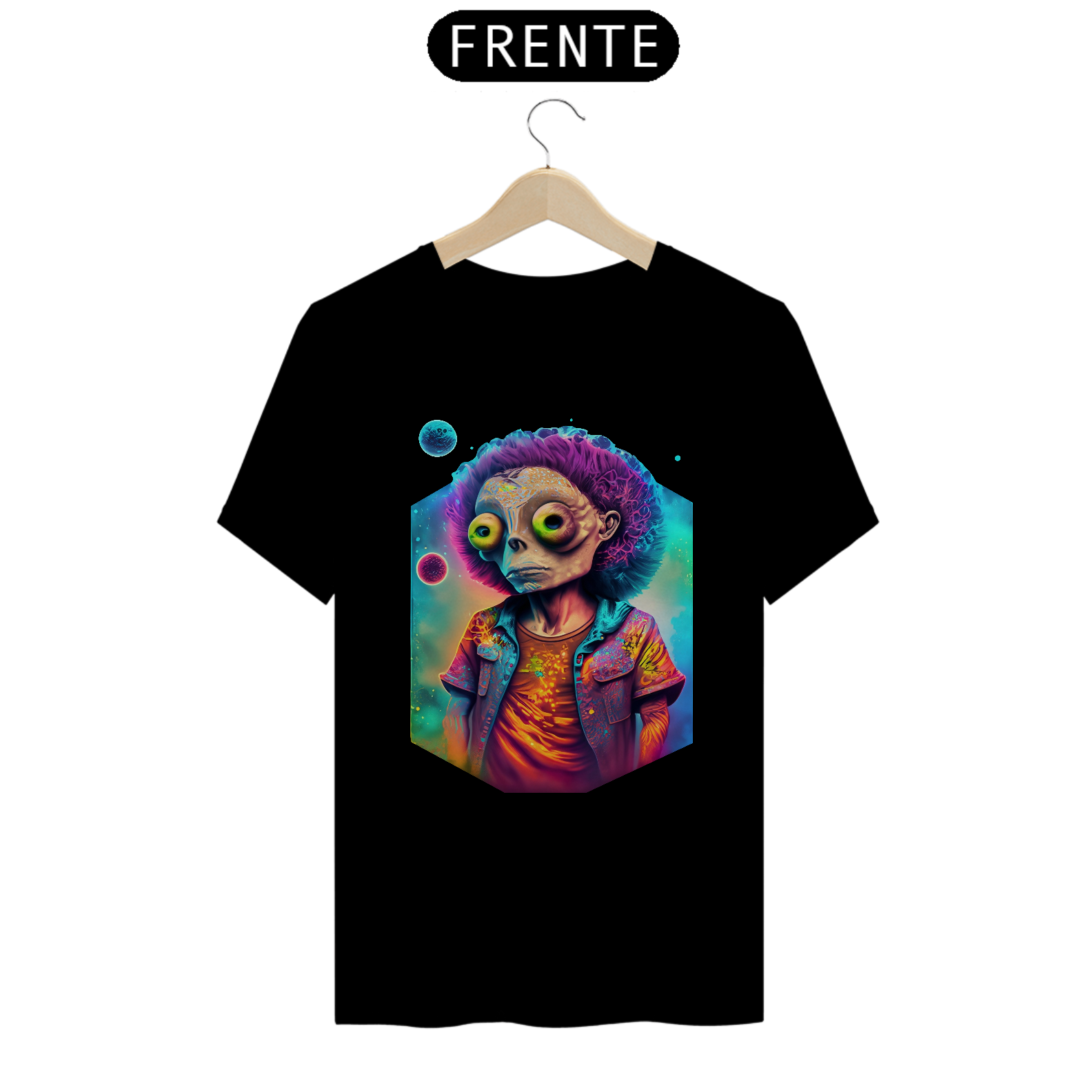 Nome do produto: Camiseta Quality Universo e Nós Alucinógena Colection