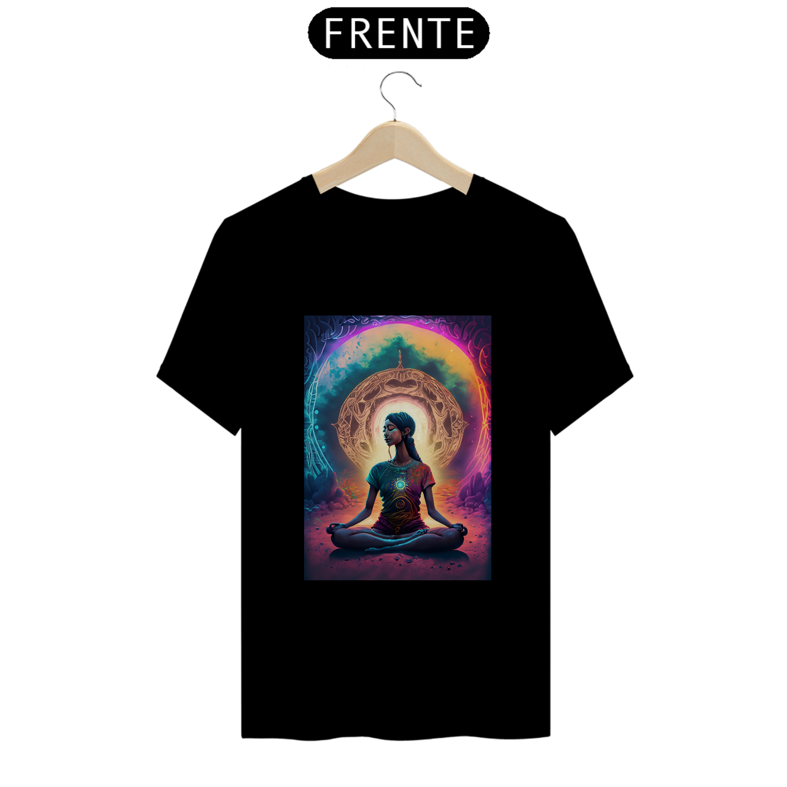 Nome do produto: Camiseta Quality Meditar e Evoluir Alucinógena Colection
