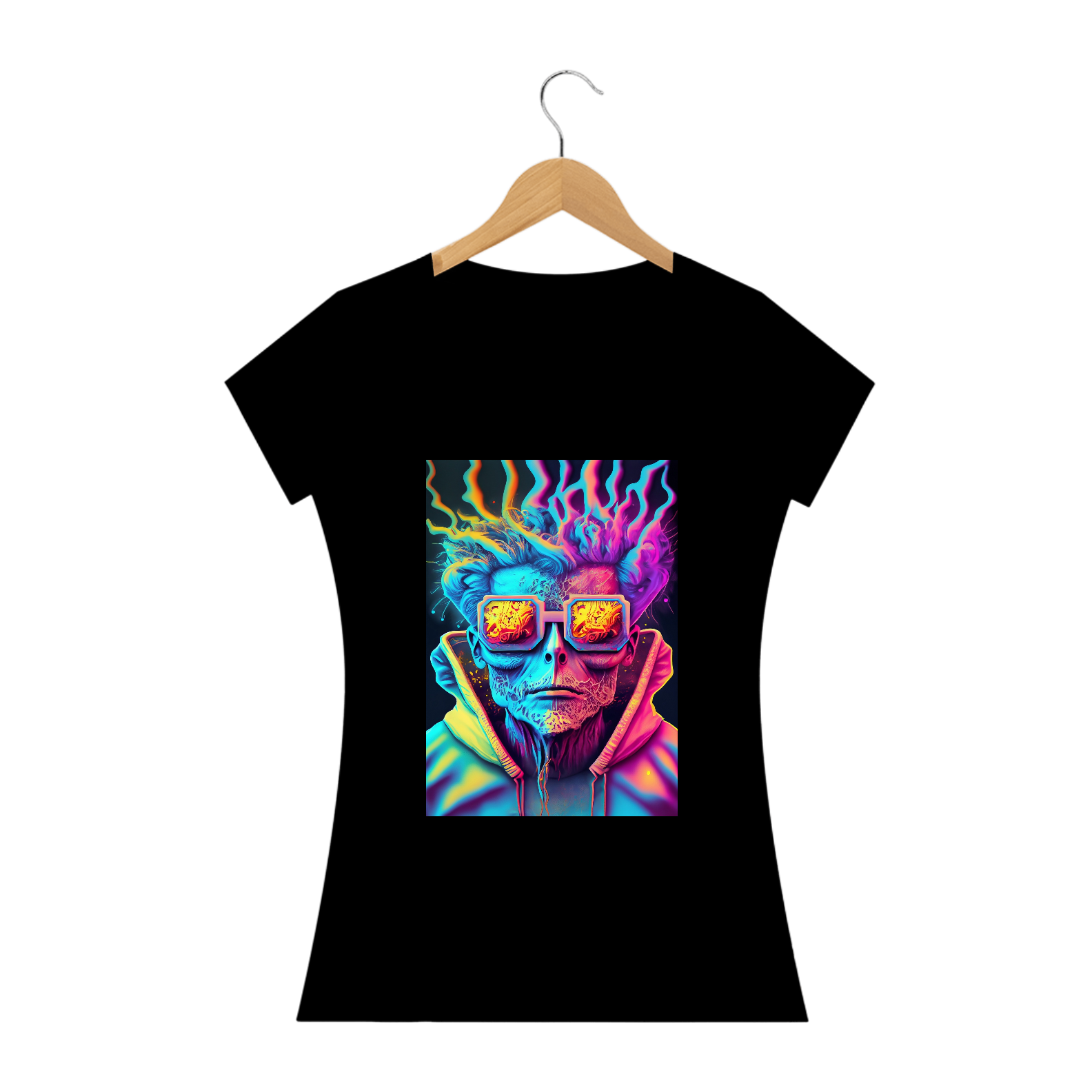 Nome do produto: Camiseta Baby Long Smoke in Rave Day Alucinógena Colection