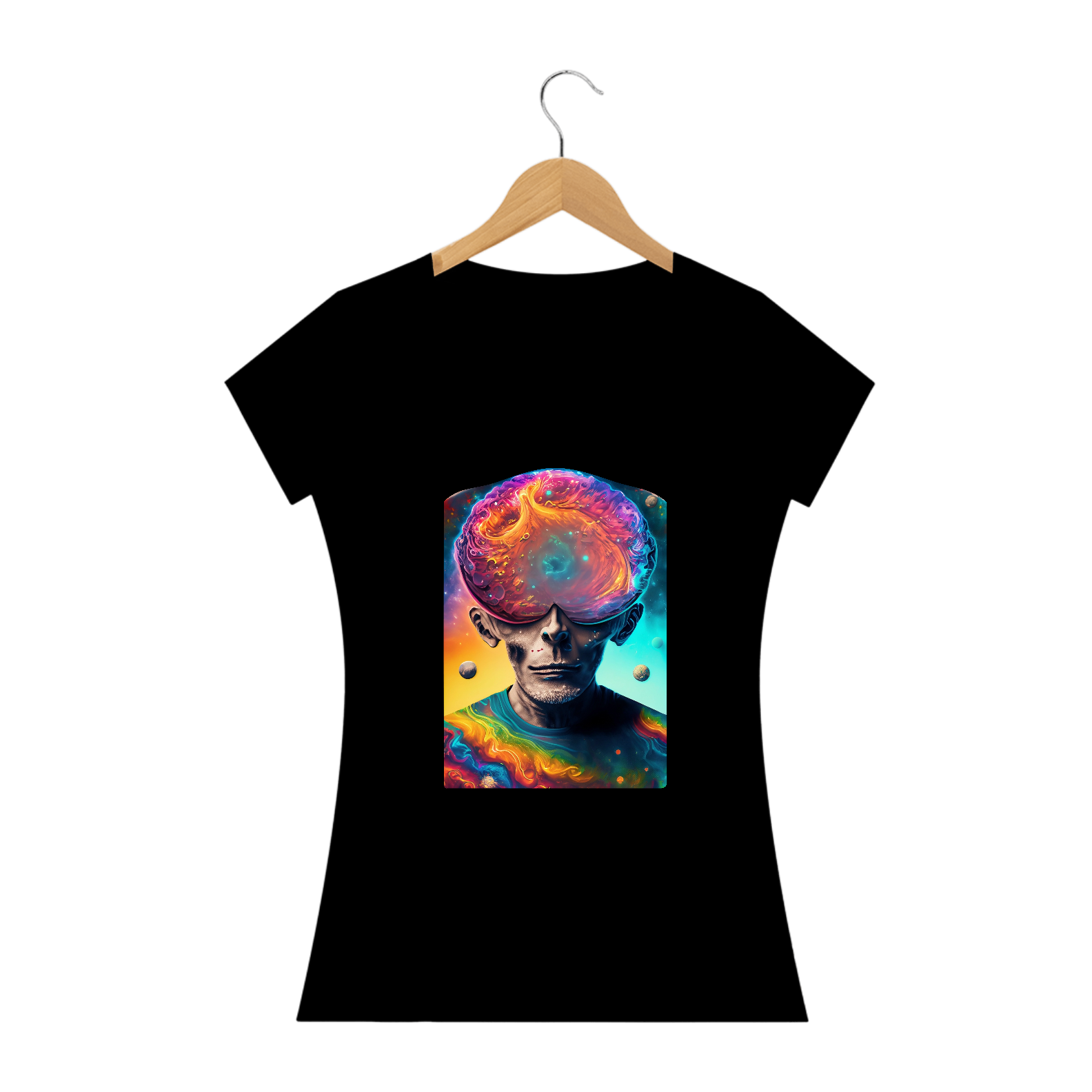 Nome do produto: Camiseta Baby Long Eudaimonia Alucinógena Colection