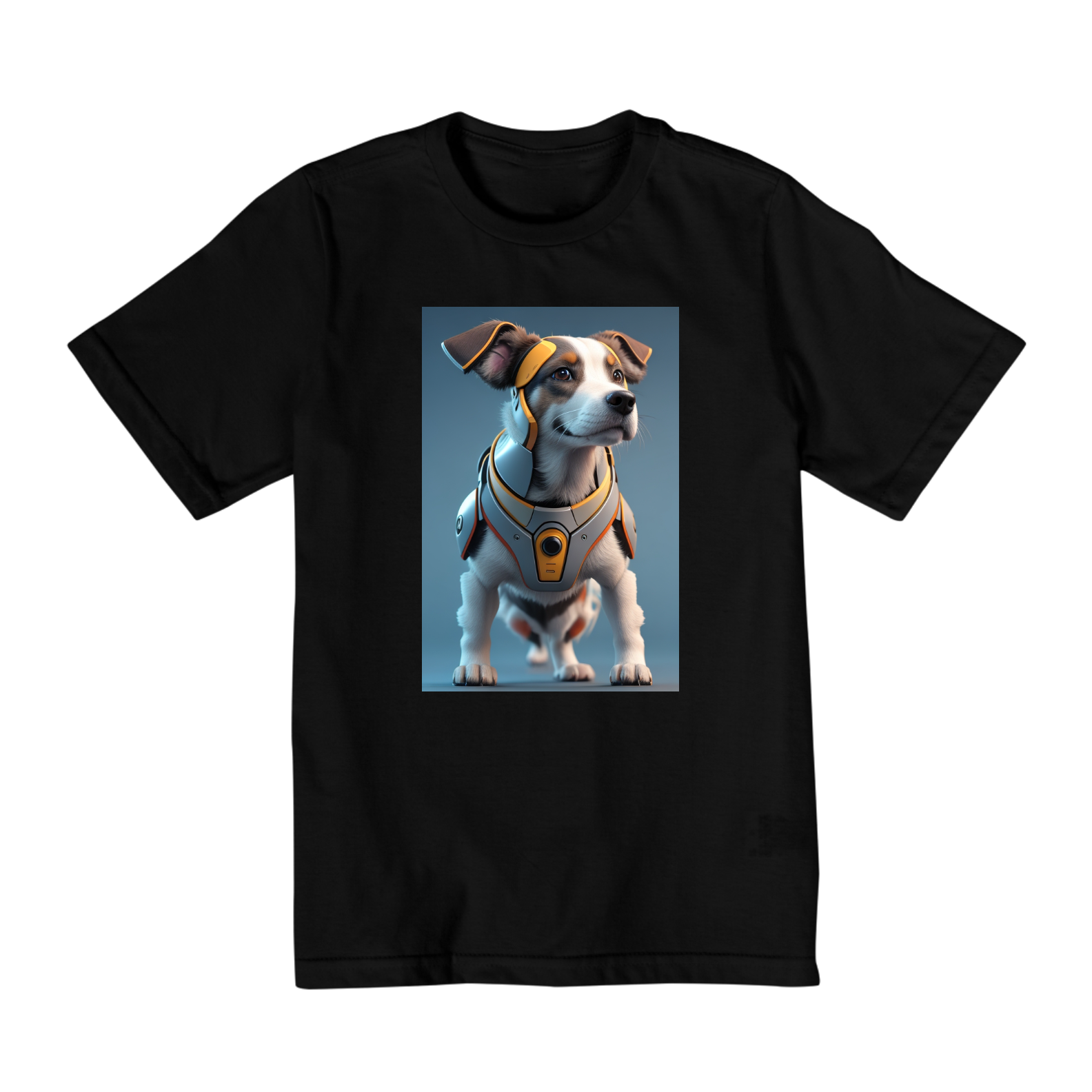 Nome do produto: Camiseta cachorro futurista 