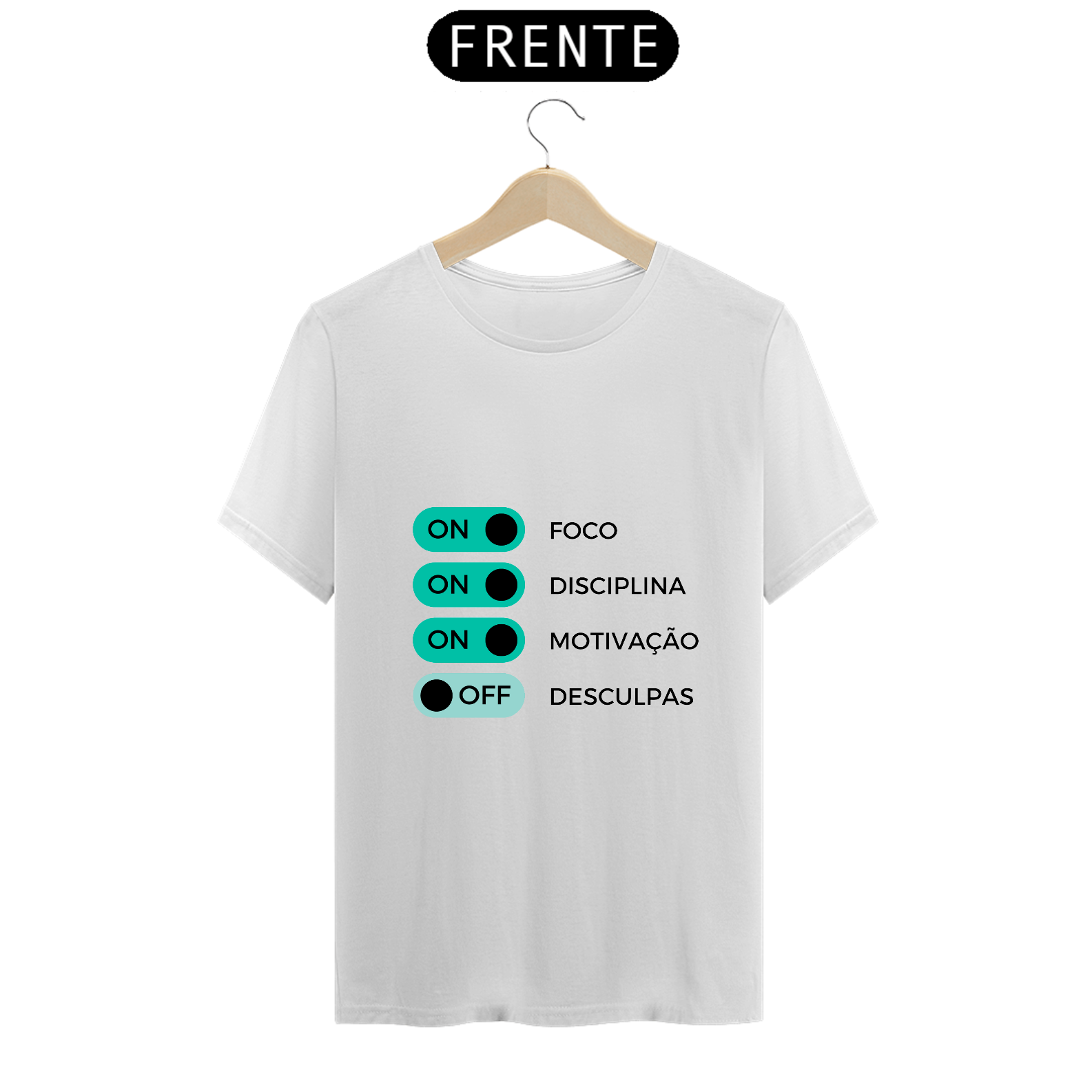 Nome do produto: T Shirt Prime Branca Foco