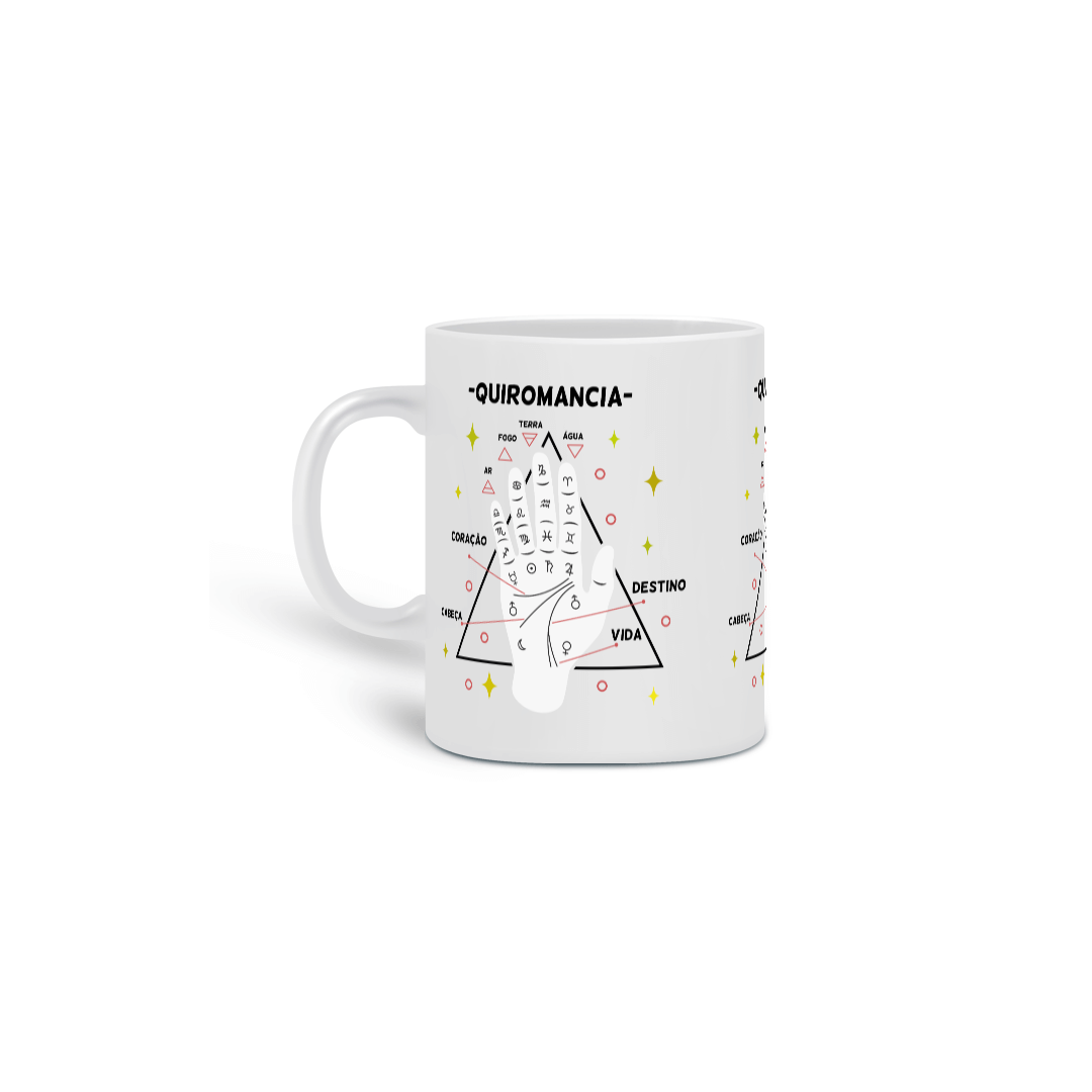 Nome do produto: Caneca - Quiromancia
