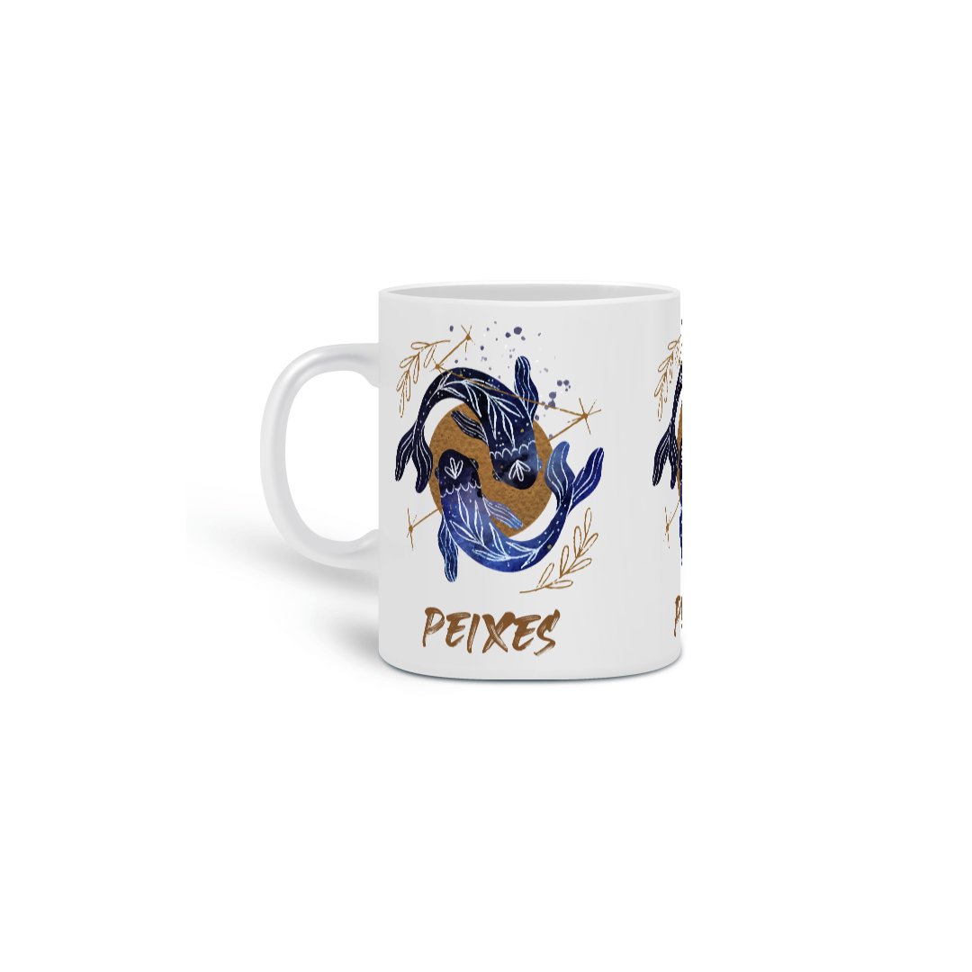 Nome do produto: Caneca - PEIXES