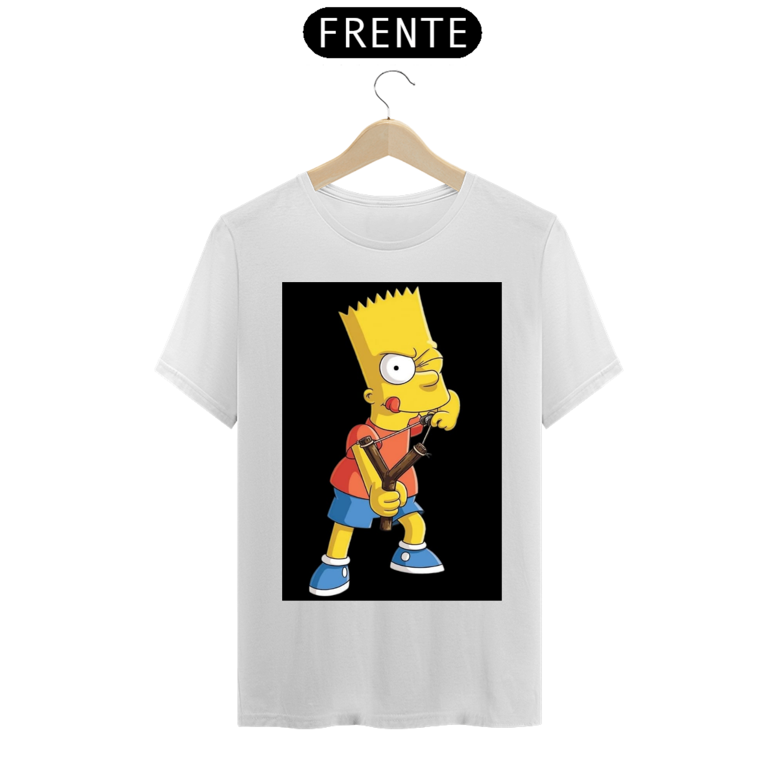Nome do produto: Camisa Personalizada do Bart Simpsons