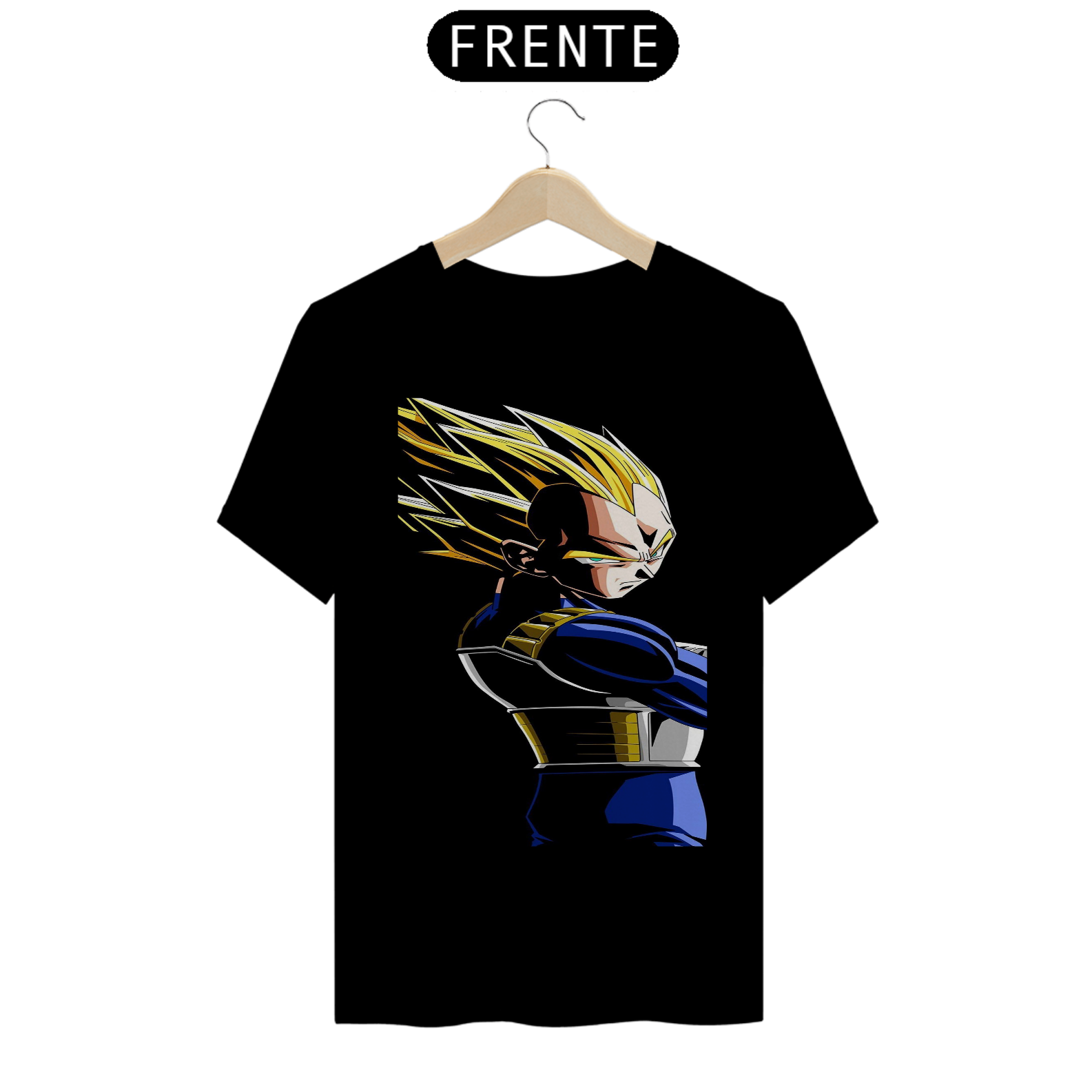 Nome do produto: Camisa Vegeta Super Sayajin