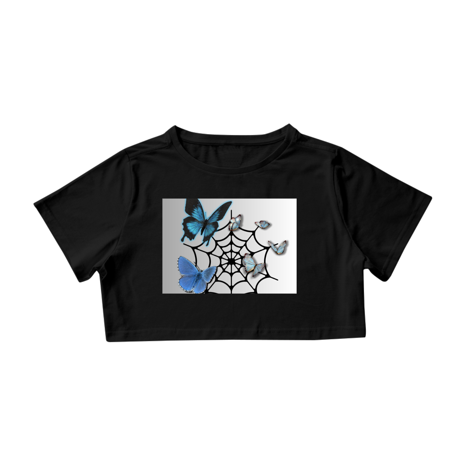 Nome do produto: Cropped borboleta 