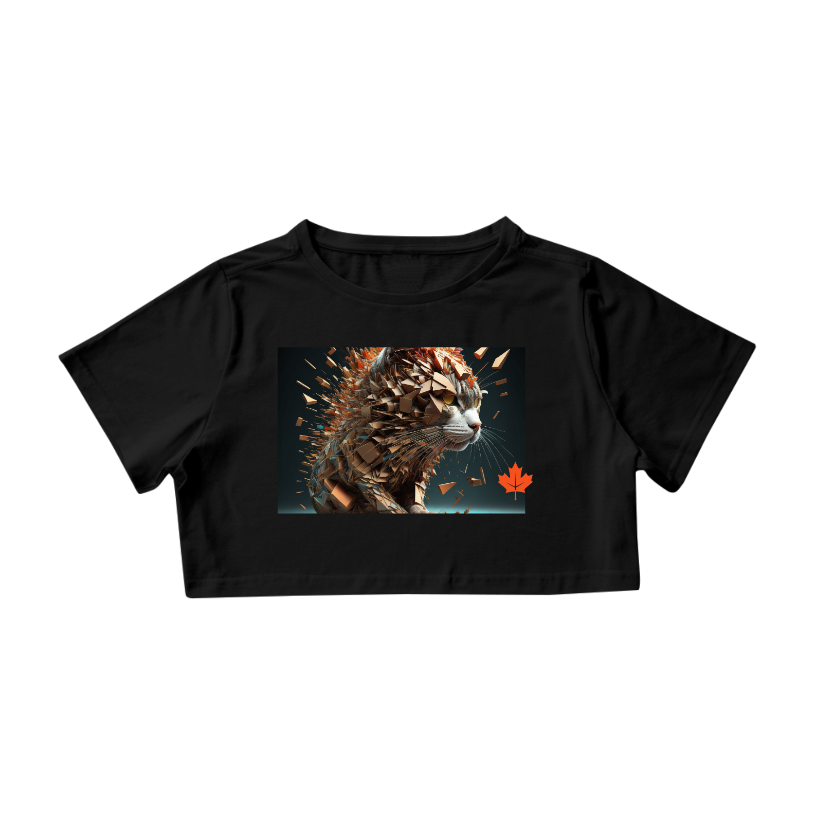 Nome do produto: Camiseta gato do futuro 