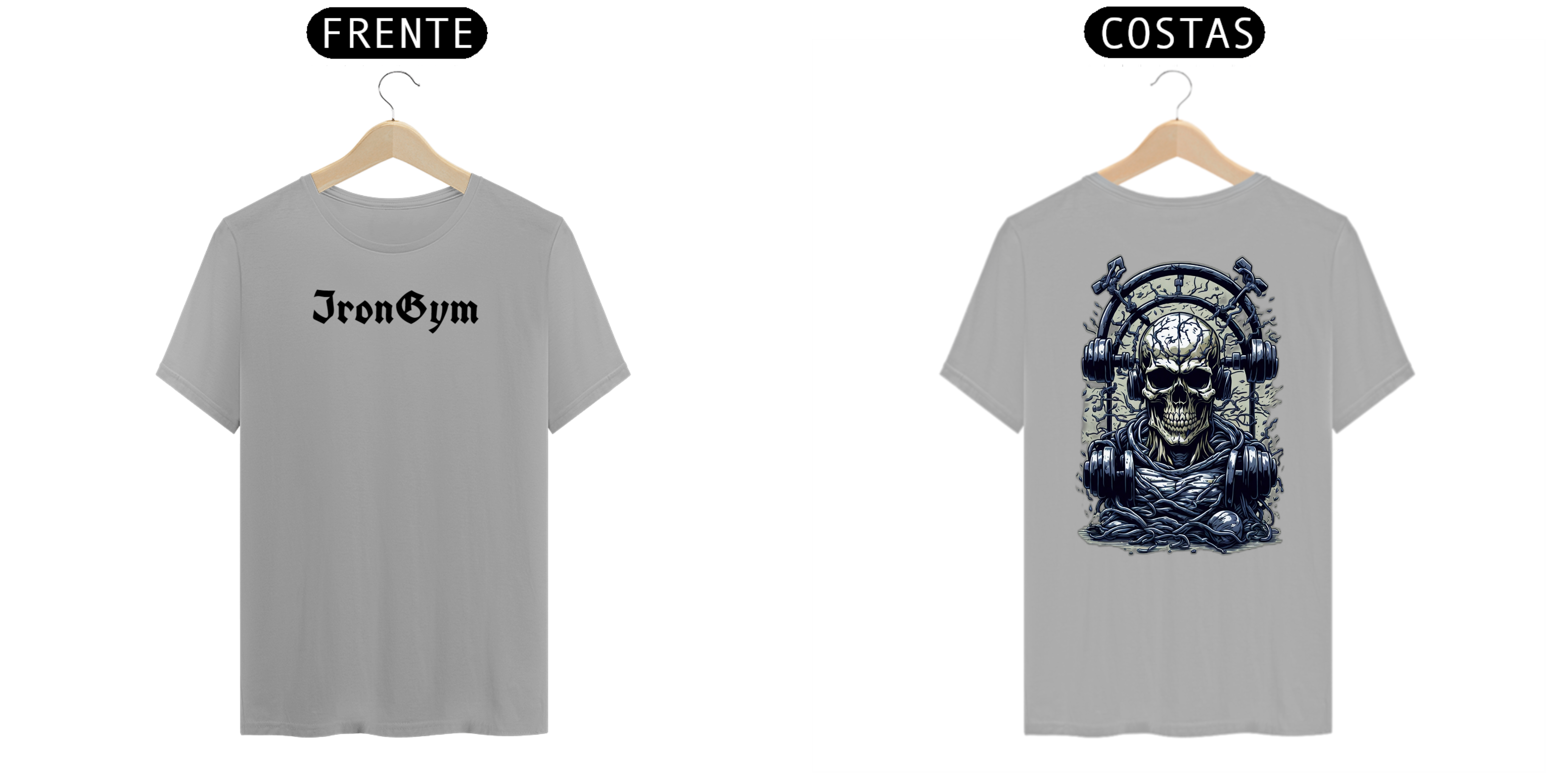 Nome do produto: Camiseta Skull Gym