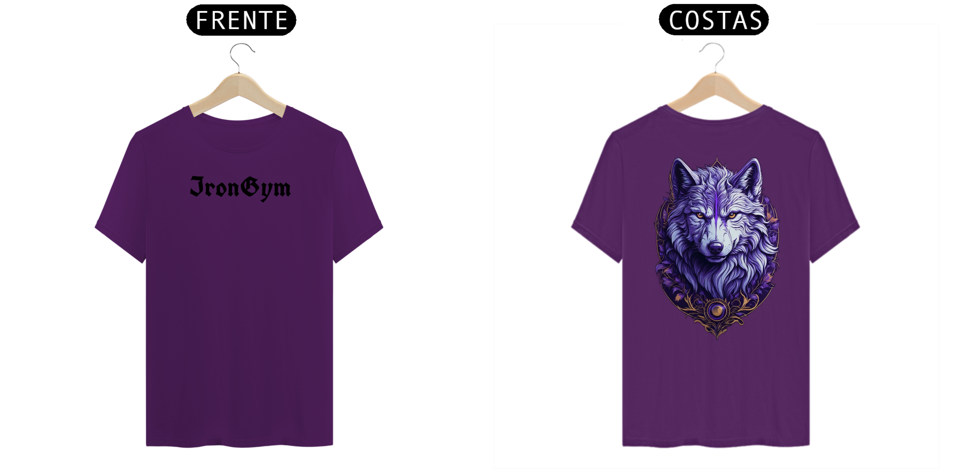 Nome do produto: Camiseta Royal Wolf