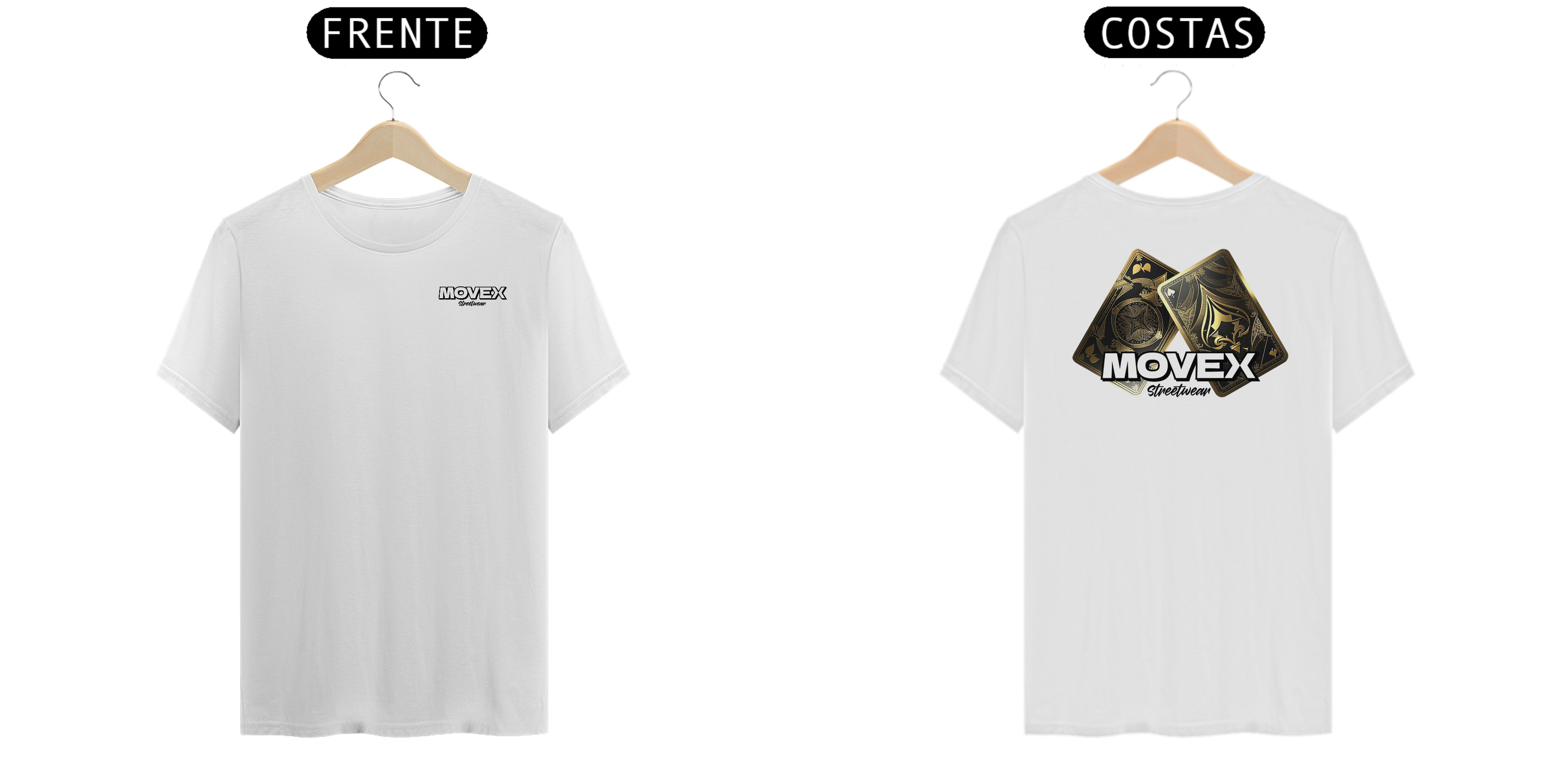 Nome do produto: Camiseta Blazing Vegas Frente e Costas - Logo Preto