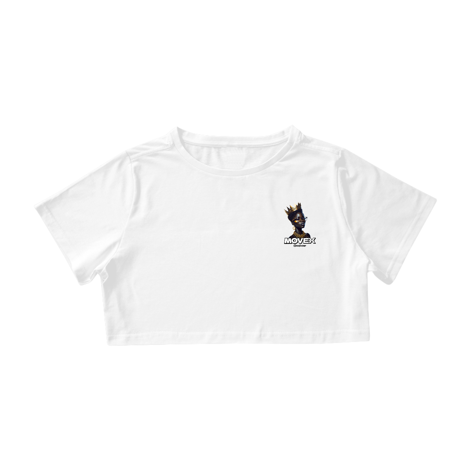 Nome do produto: Cropped The Queen Mini - Logo Preto