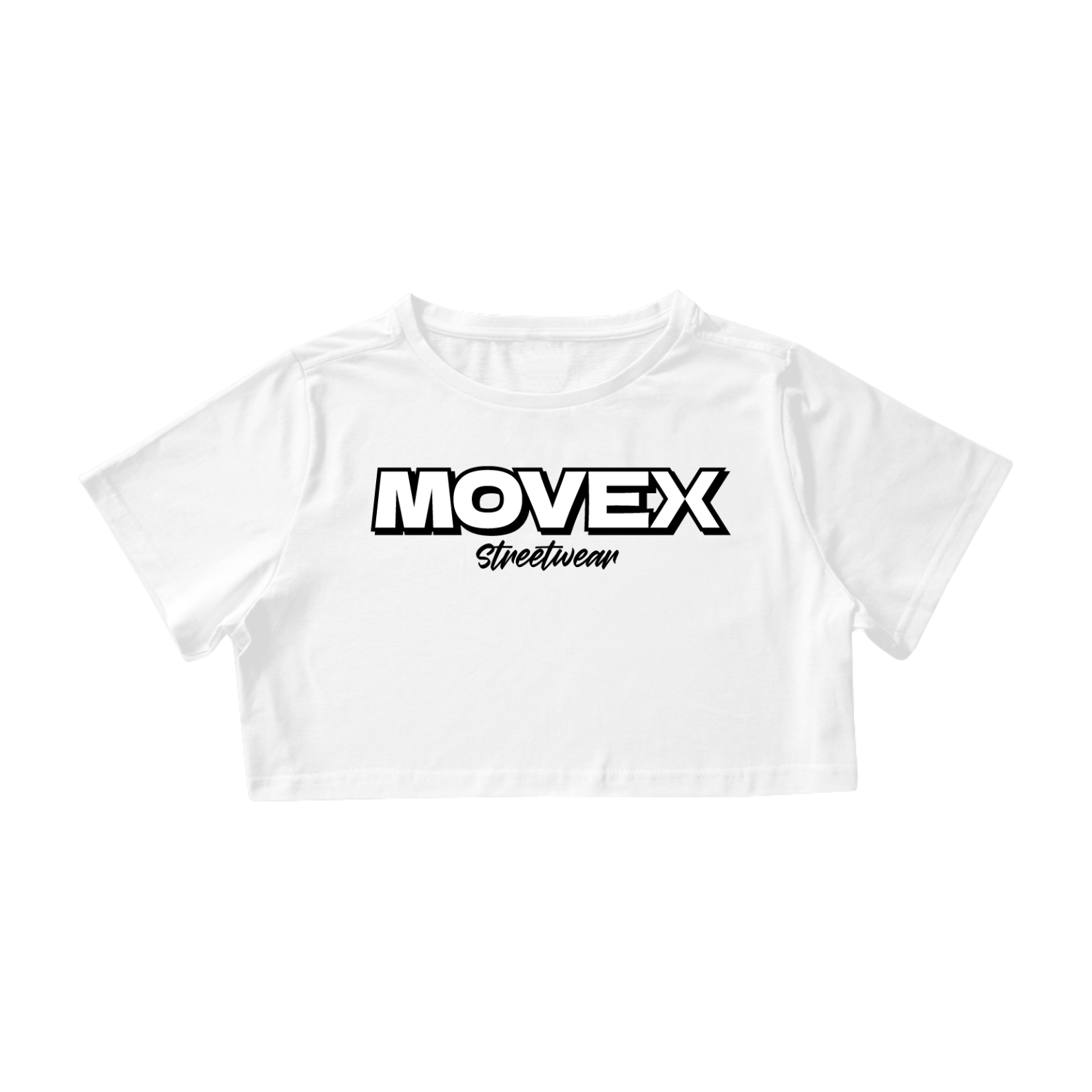 Nome do produto: Cropped Logo Preto