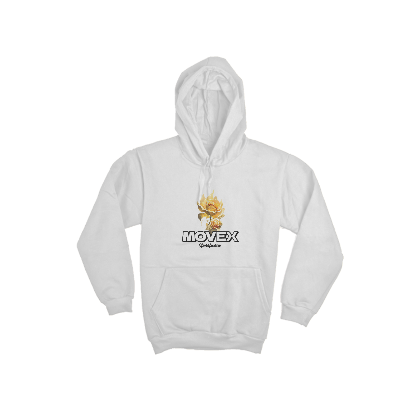 Nome do produto: Moletom Unissex Gold´n Roses - Logo Preto