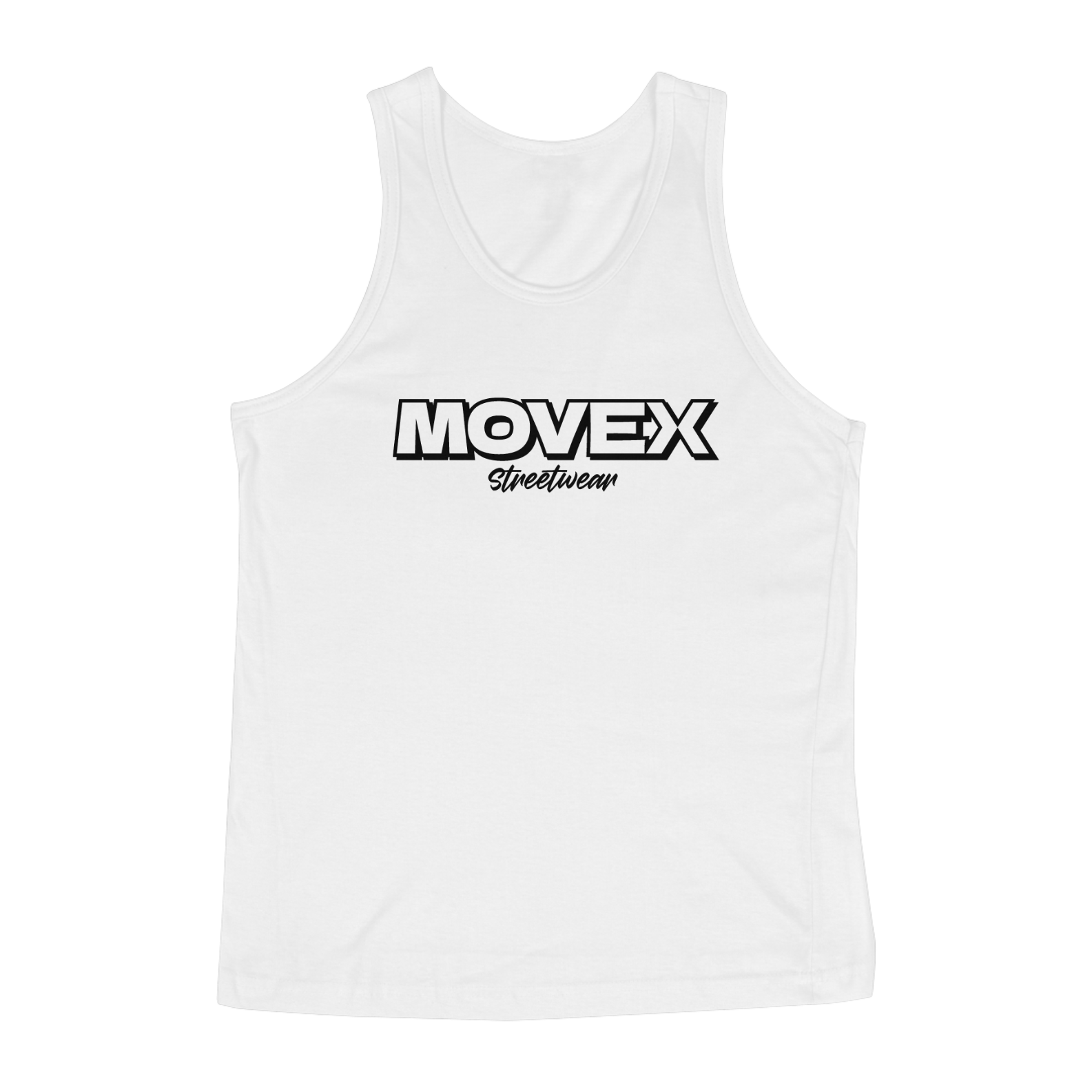 Nome do produto: Regata Masculina Movex - Logo Preto