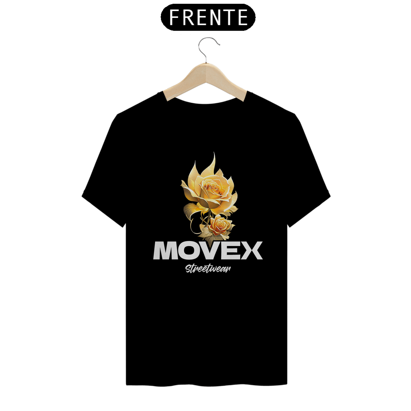 Nome do produto: Camiseta Gold´n Roses - Logo Branco
