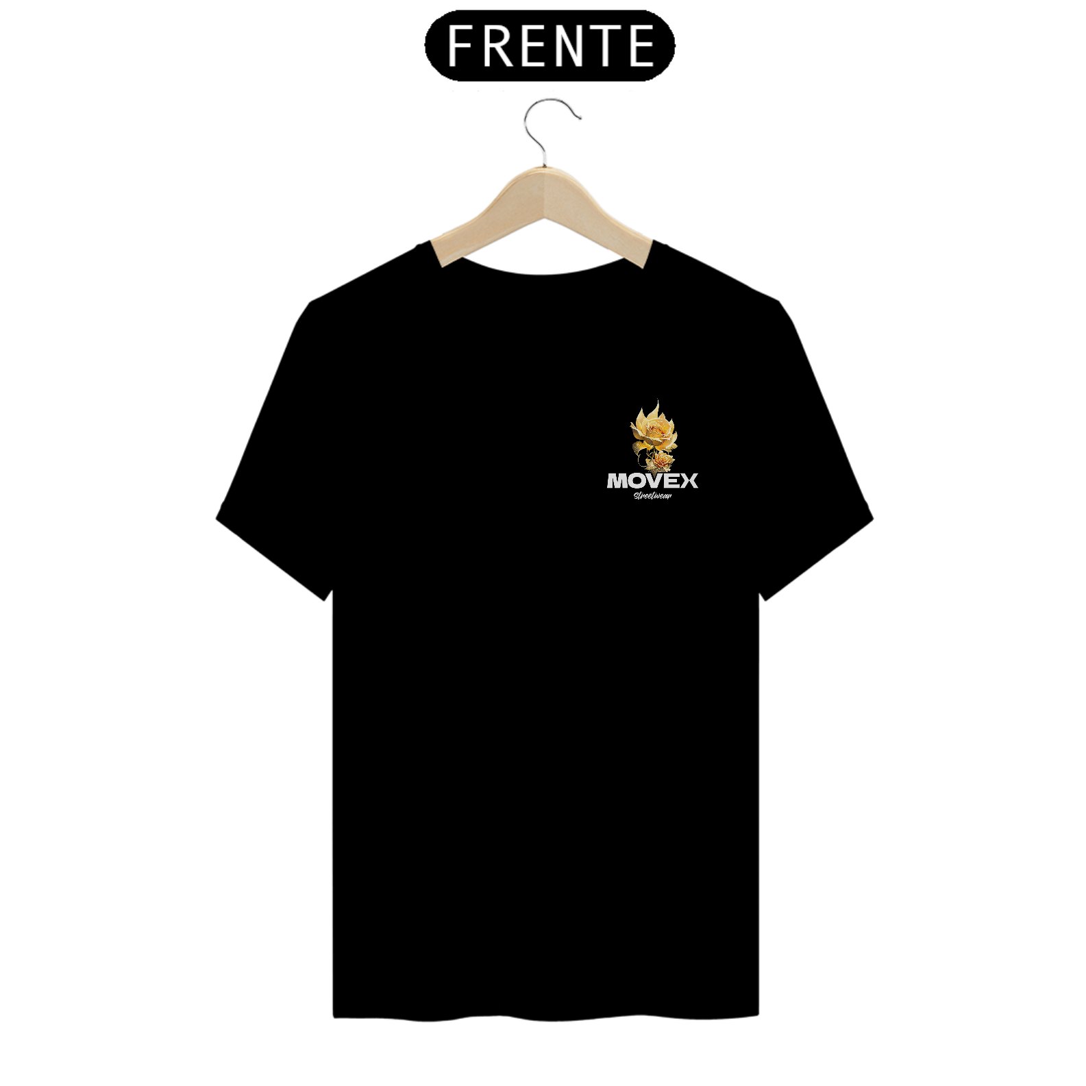 Nome do produto: Camiseta Gold´n Roses Mini - Logo Branco