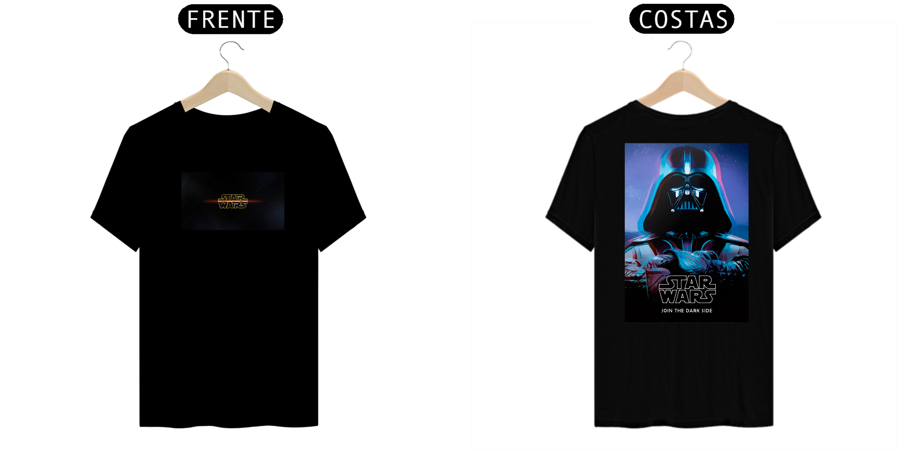 Nome do produto: camisetas  Star Wars