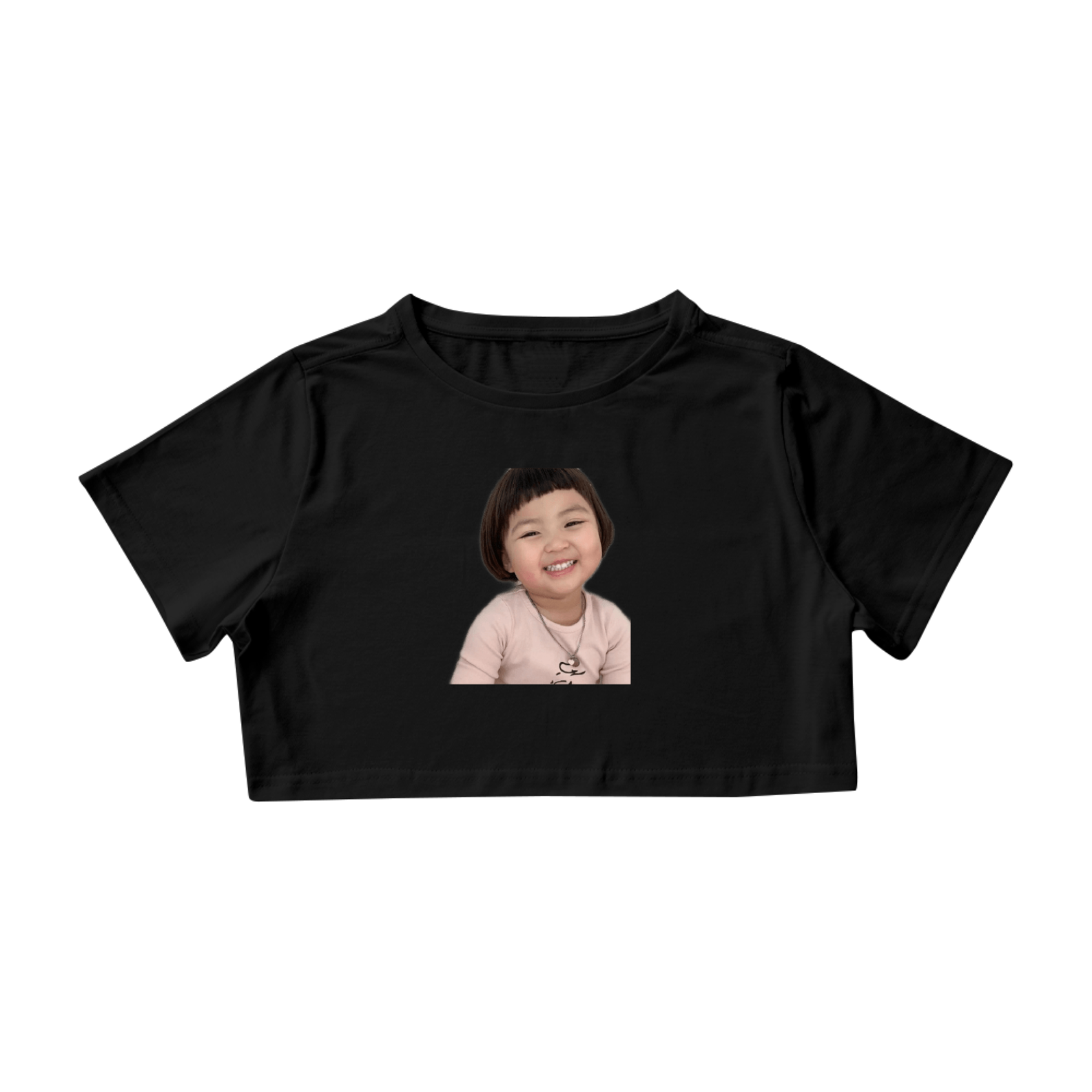 Nome do produto: Cropped Coreana Sorrindo