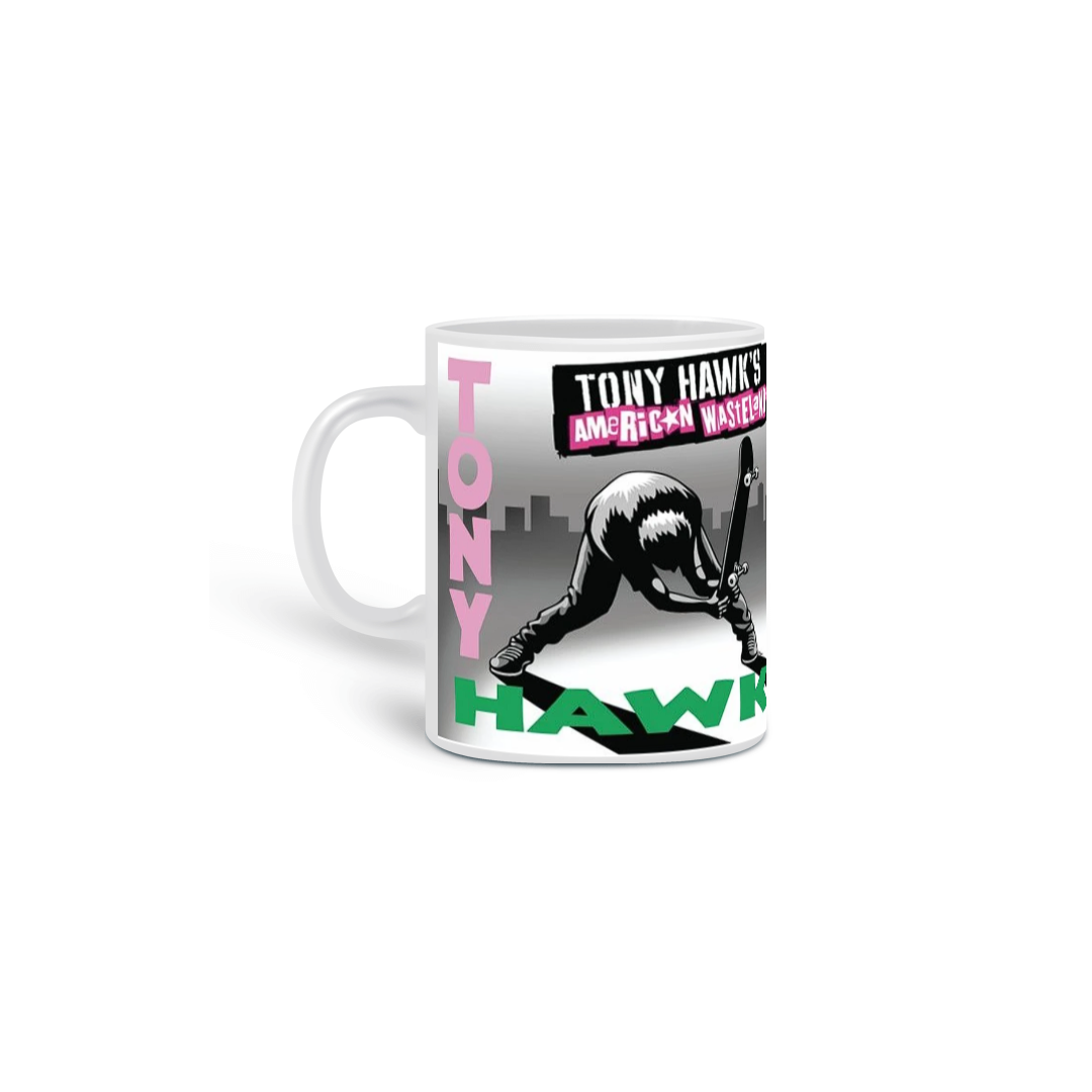 Nome do produto: CANECA TONY HAWKS AMERICAN WASTELAND SOUNDTRACK