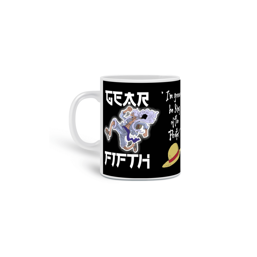 Nome do produto: CANECA LUFFY GEAR FIFTH
