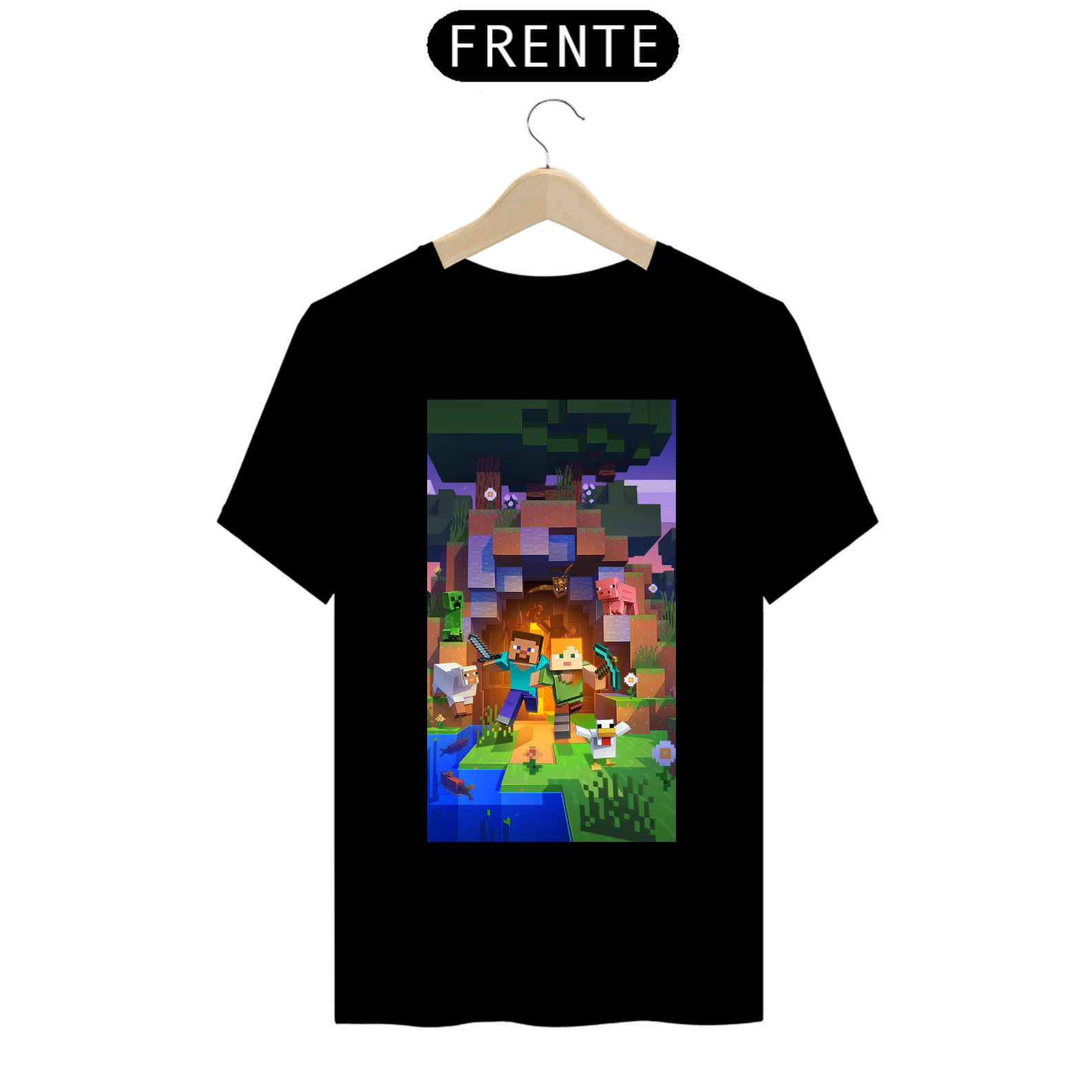 Nome do produto: camisa de minecraft