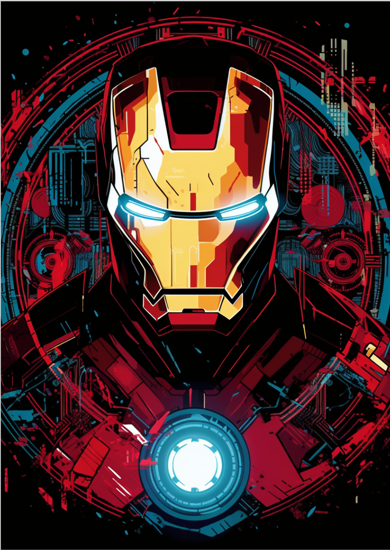 Nome do produto: Pôster Homem de Ferro