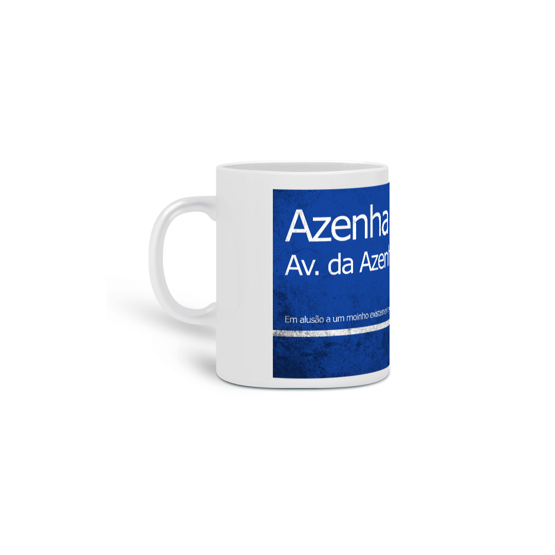 Nome do produto: Caneca Placa Azenha