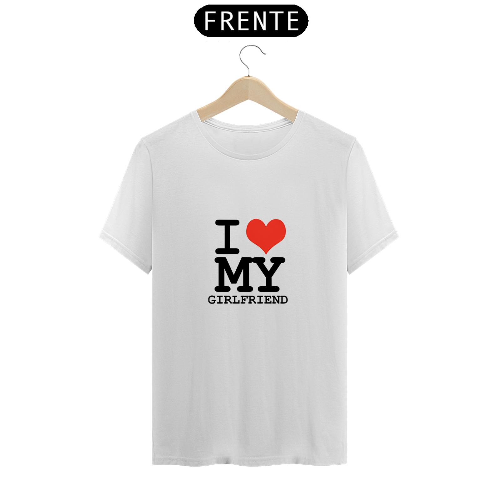 Nome do produto: I Love my Girlfriend Camiseta