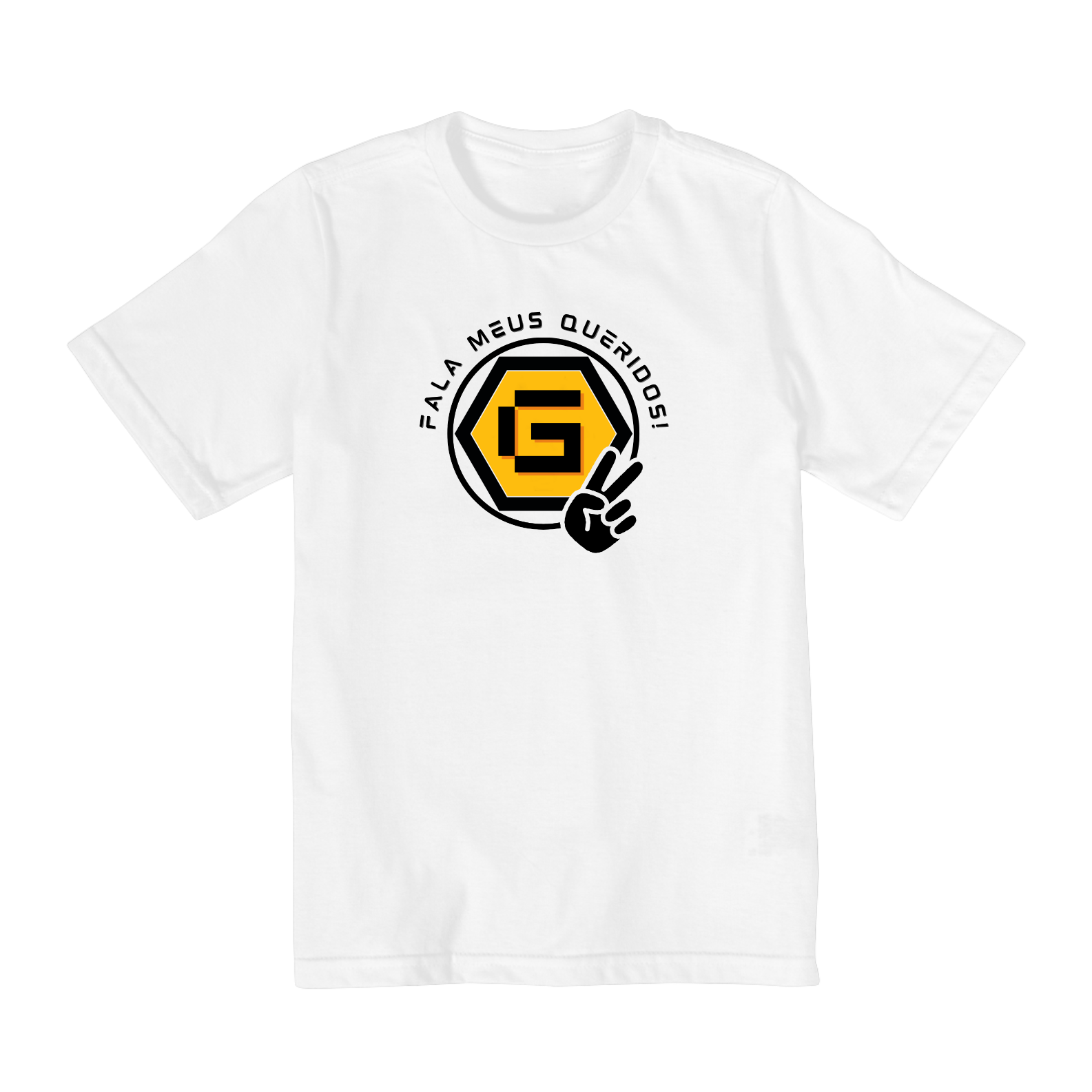 Nome do produto: Camiseta infatil Fala Meus Queridos