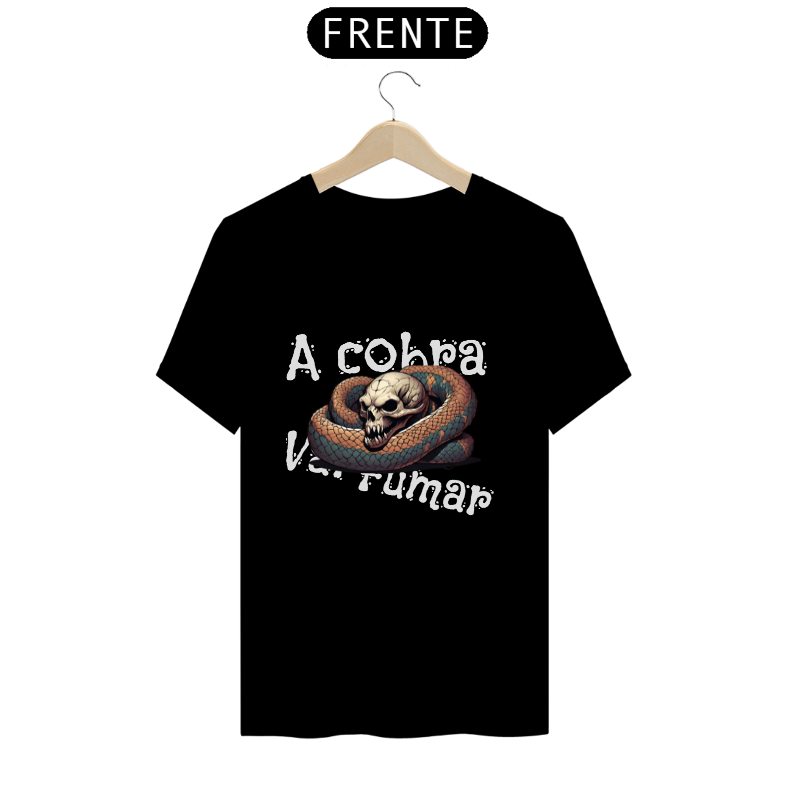 Nome do produto: Camiseta Prime A cobra vai fumar