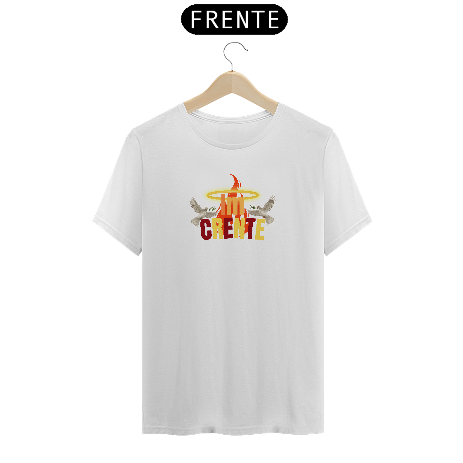 Nome do produto: CAMISETA CRENTE CLASSIC