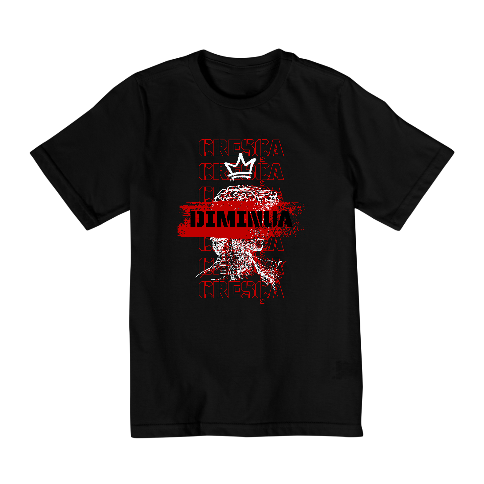 Nome do produto: CAMISETA DIMINUA INFANTIL 10 A 14