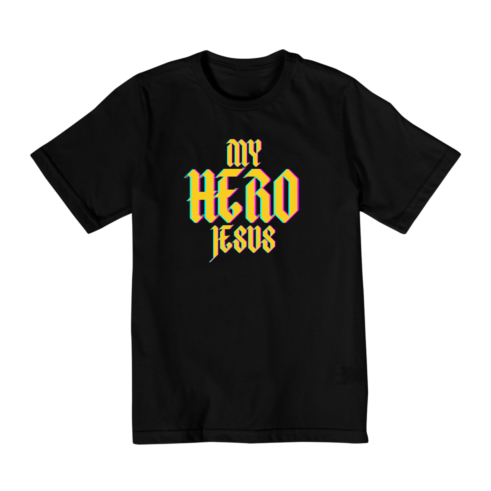 Nome do produto: CAMISETA HERÓI INFANTIL 10 A 14