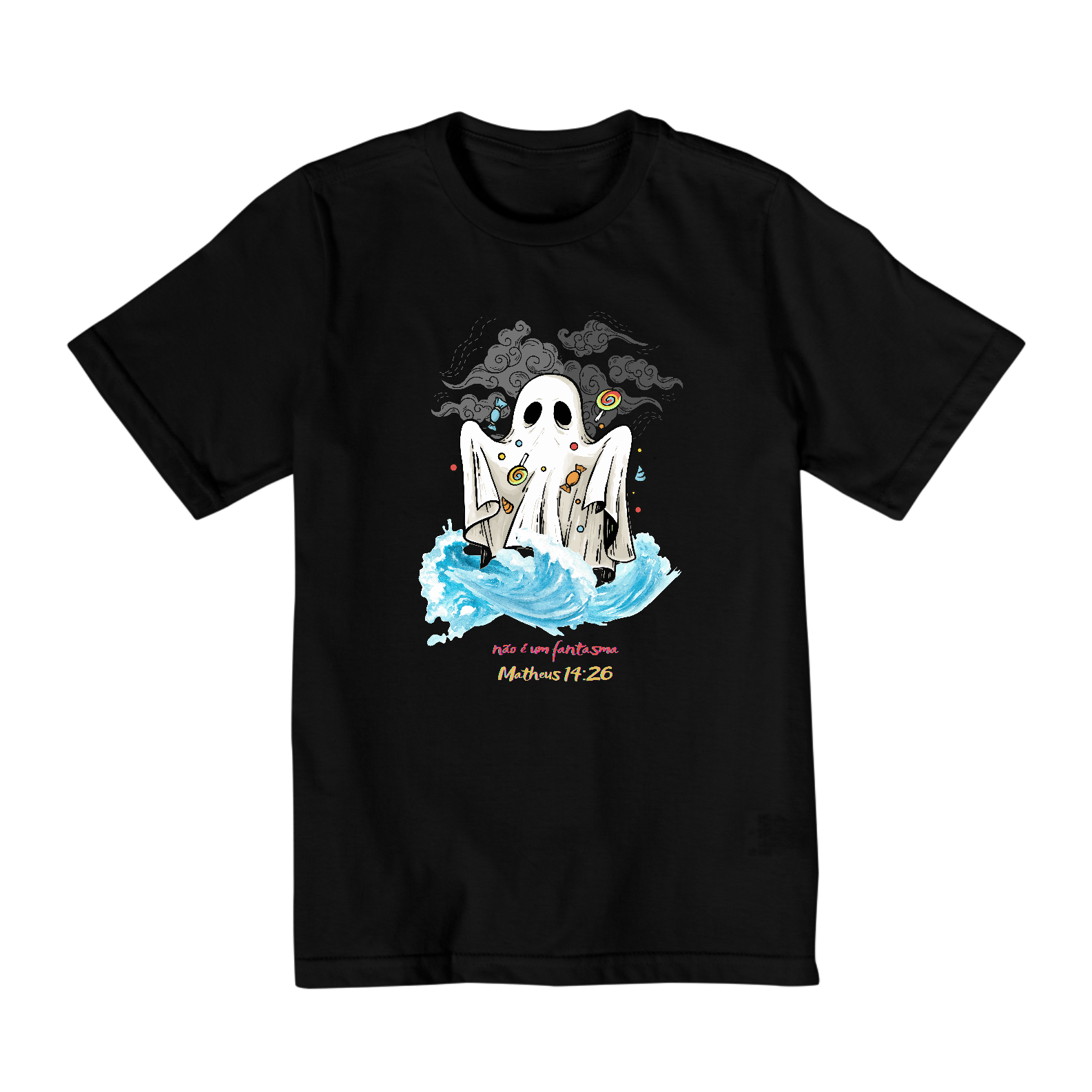 Nome do produto: CAMISETA GHOST INFANTIL 2 A 8