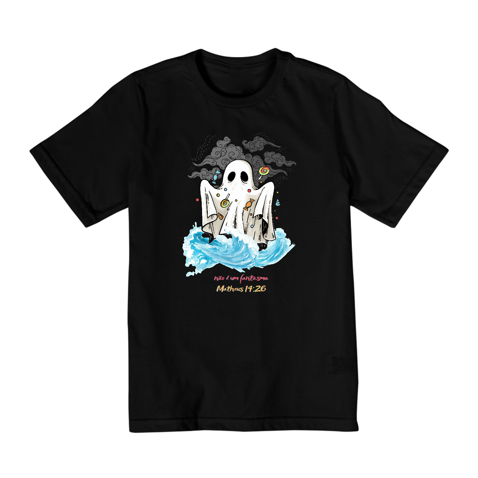 Nome do produto: CAMISETA GHOST INFANTIL 10 A 14