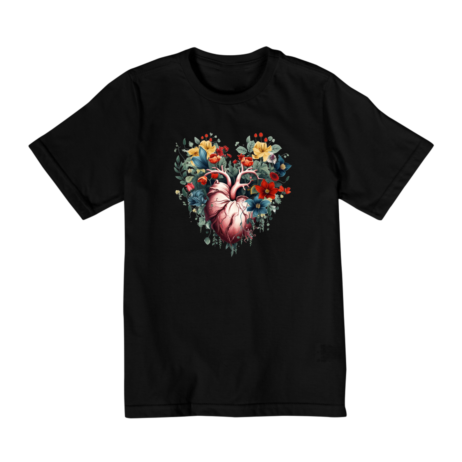 Nome do produto: CAMISETA HEART INFANTIL 2 A 8