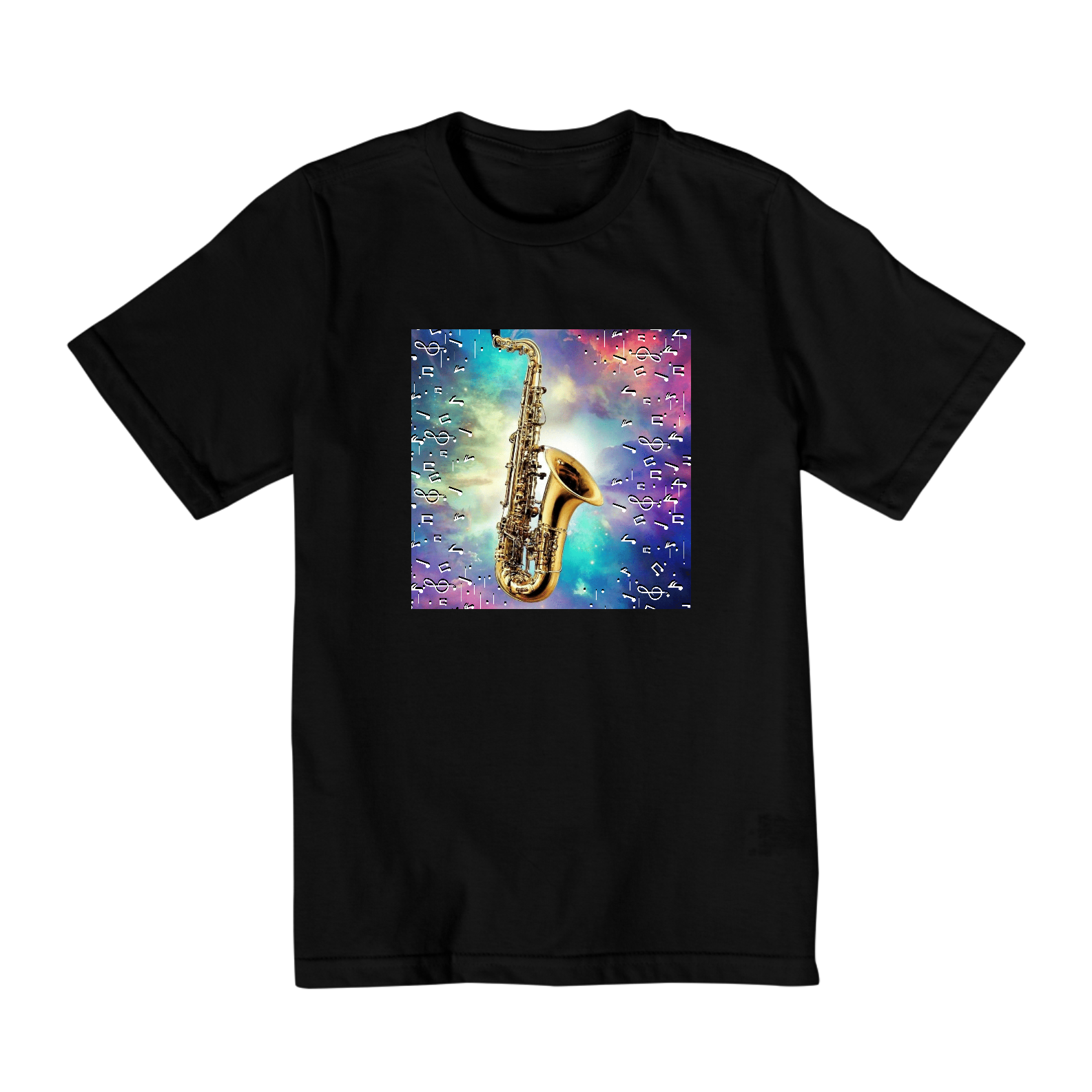 Nome do produto: CAMISETA SAX INFANTIL 2 A 8