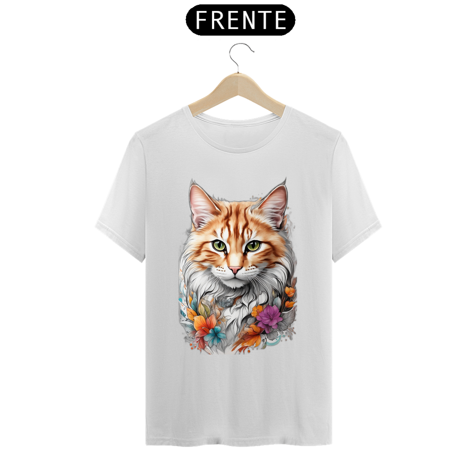 Nome do produto: Camiseta - Gato encantado