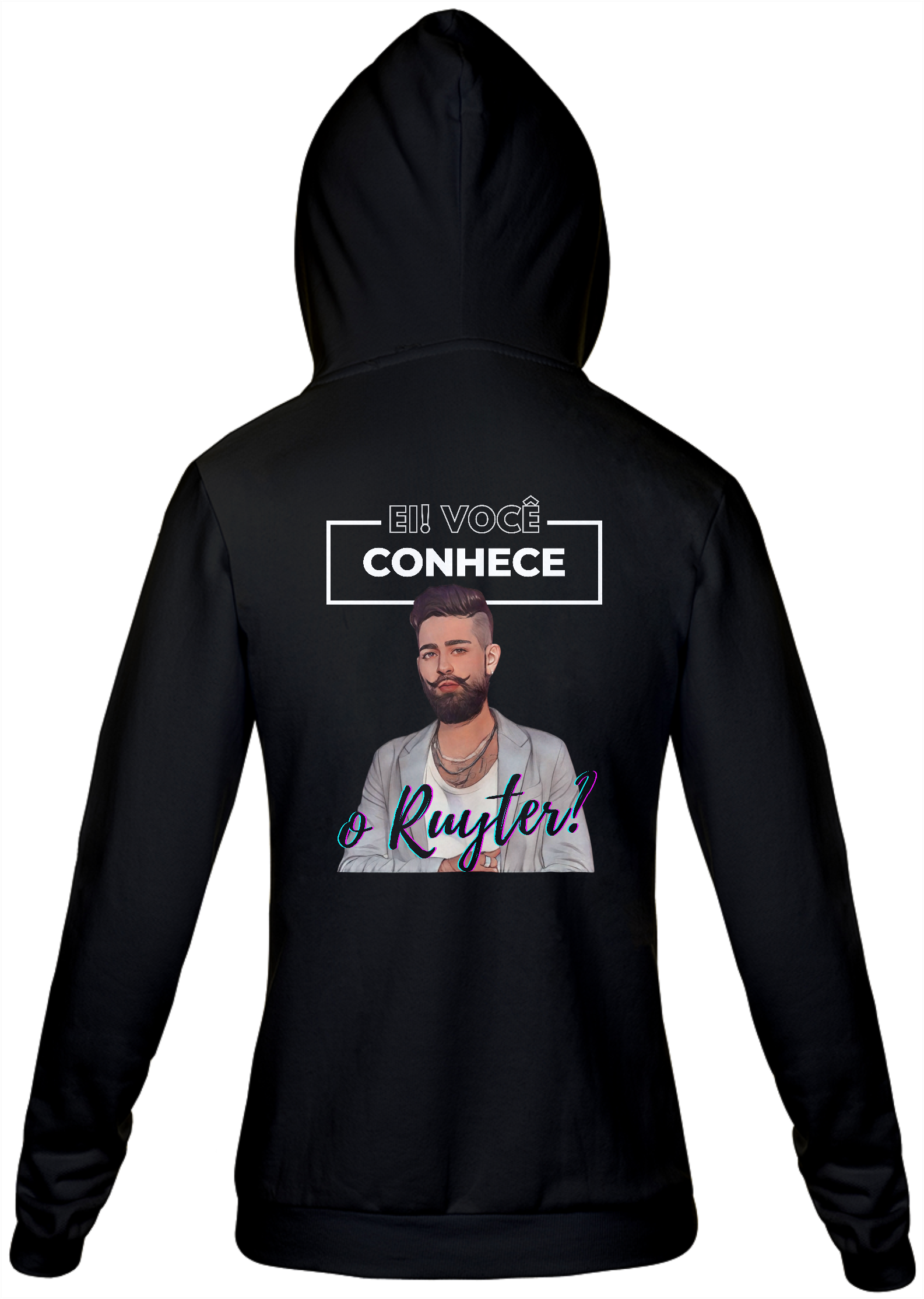 Nome do produto: Moletom Ziper - Você Conhece o Ruyter