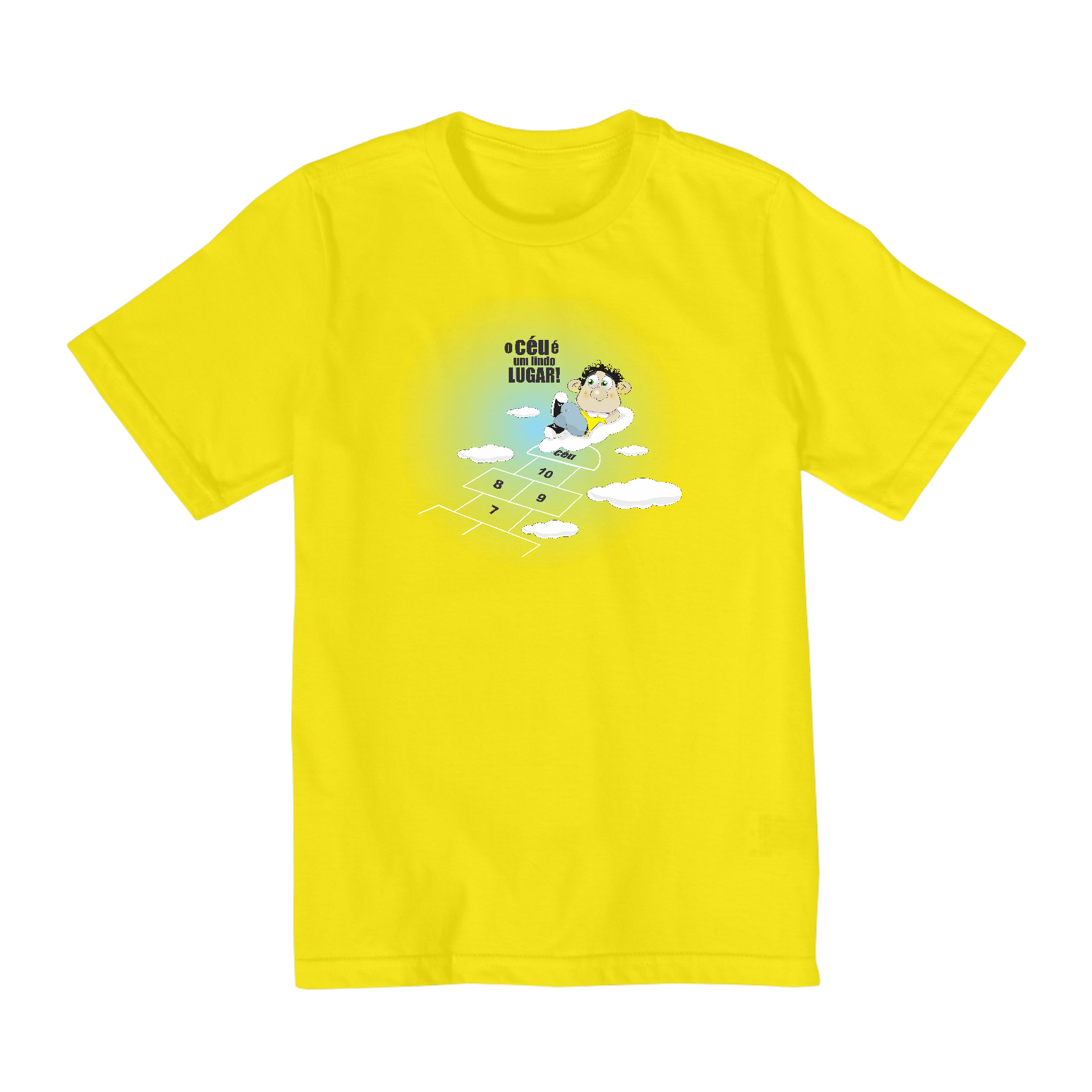 Nome do produto: Camisa Infantil Ozé : O CÉU É UM LINDO LUGAR