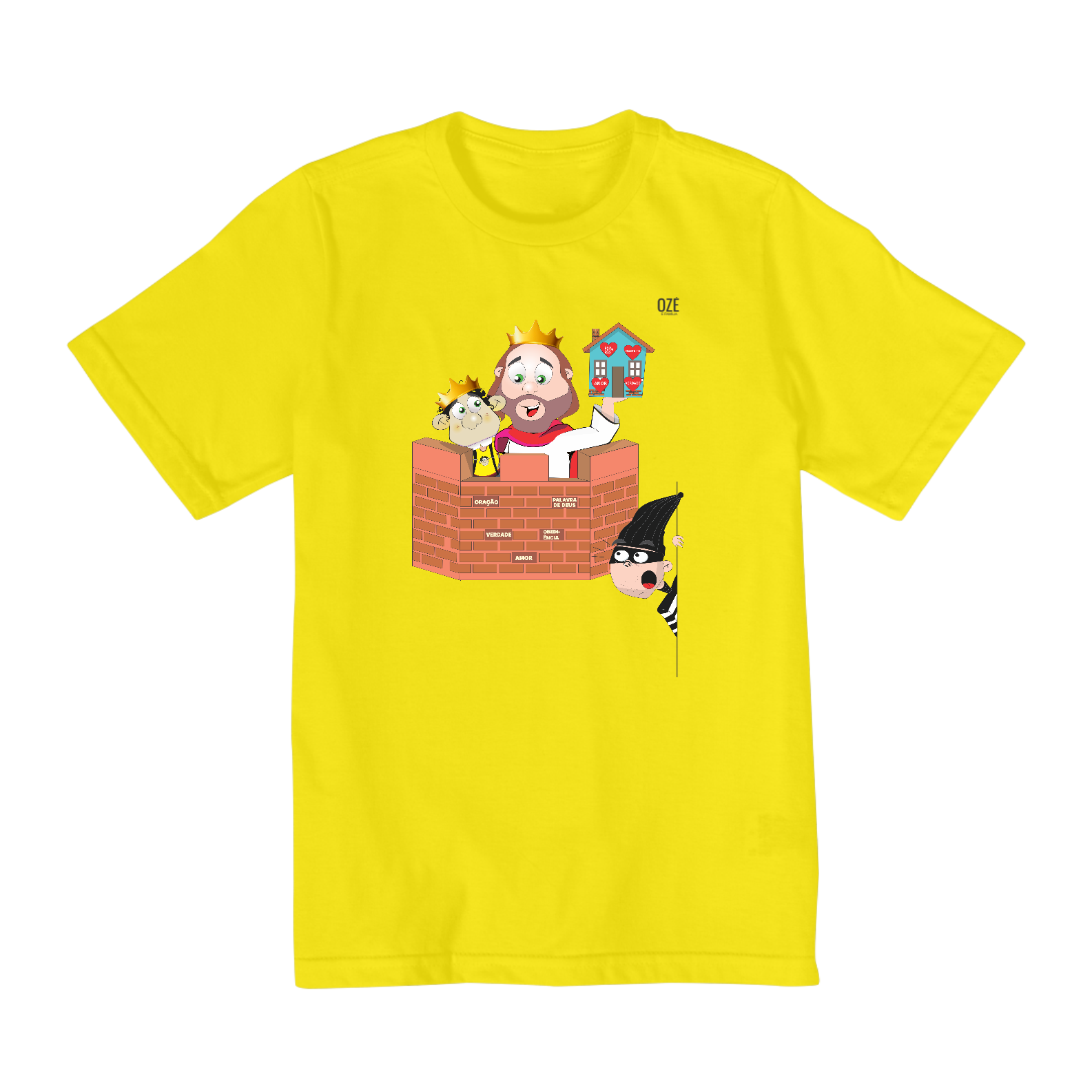 Nome do produto: Camisa Infantil 10 à 14 anos : Tema - O LADRÃO DE VALORES