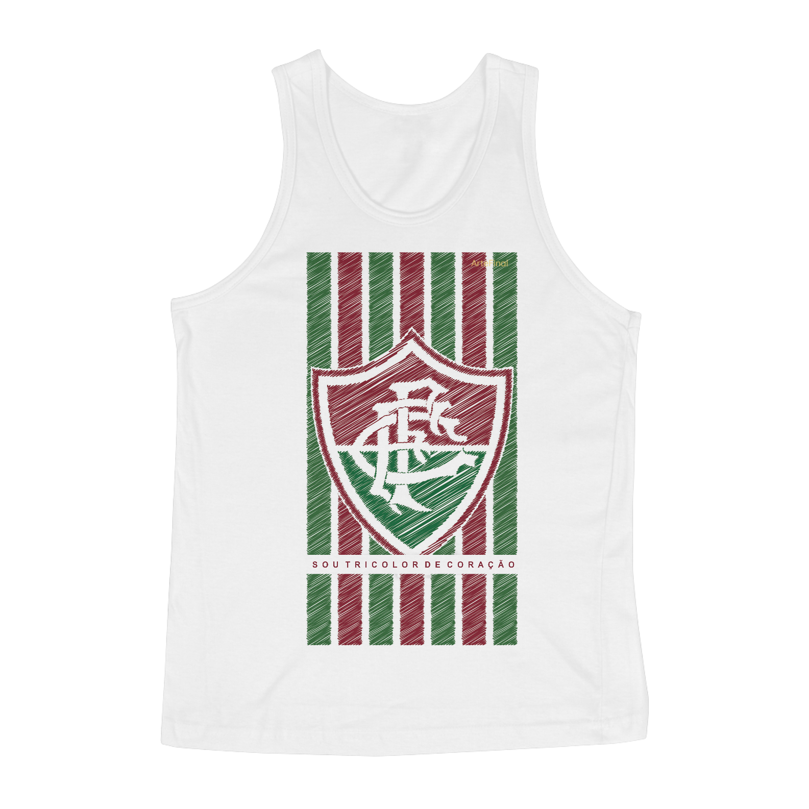 Nome do produto: Regata Masc. Fluminense Tricolor