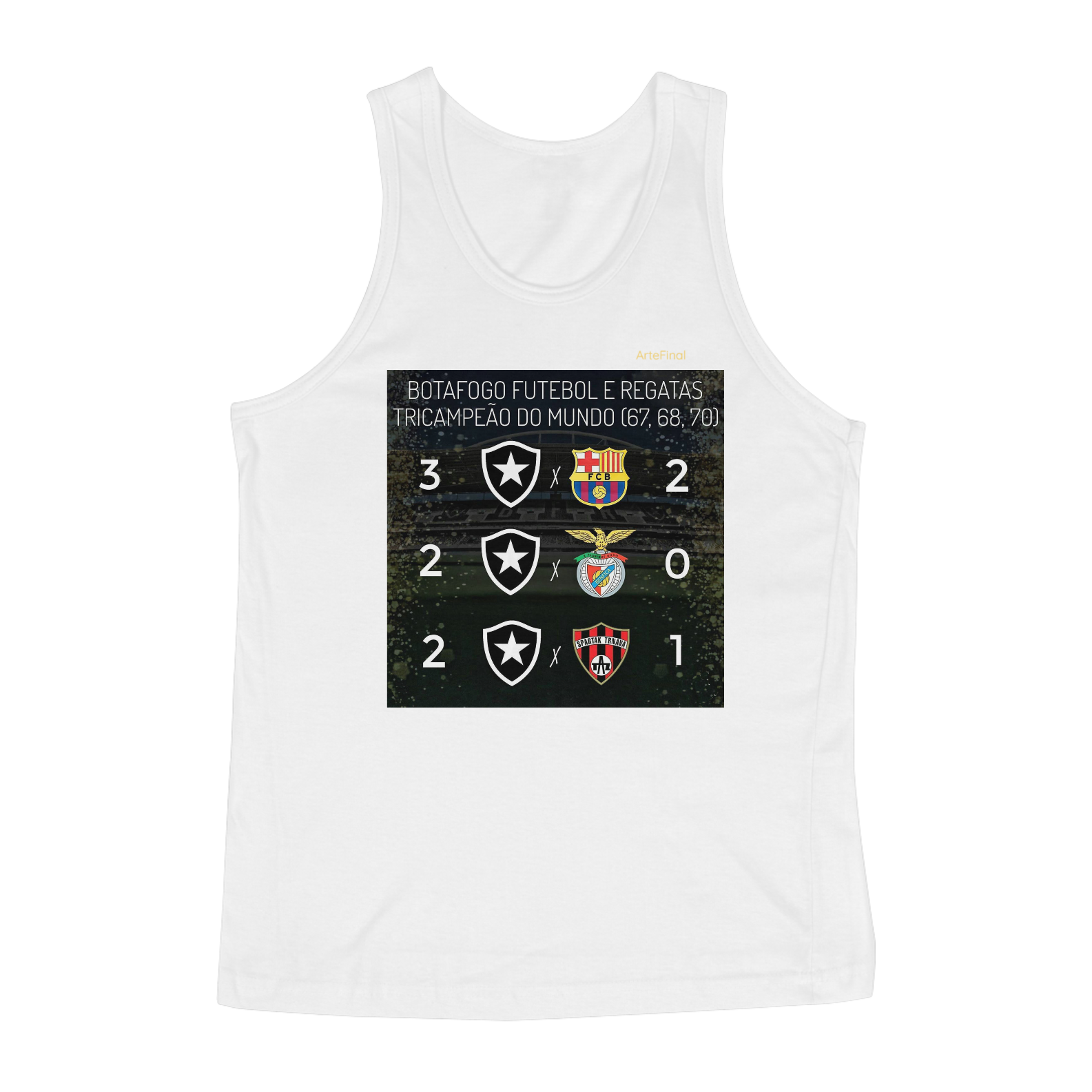 Nome do produto: Regata Masc. BOTAFOGO  GLORIOSO