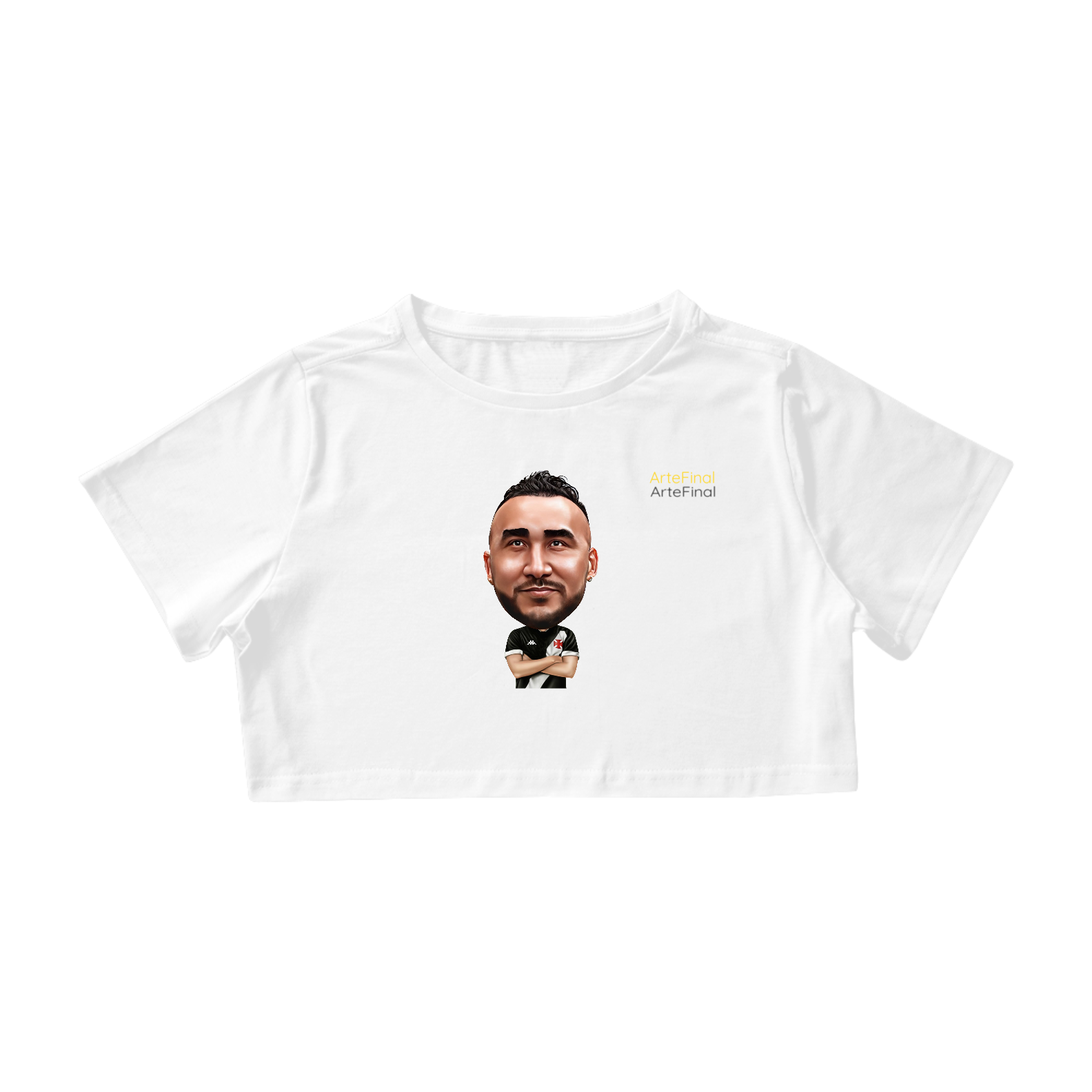 Nome do produto: Cropped  Coleção Futebol - Vasco PAYET
