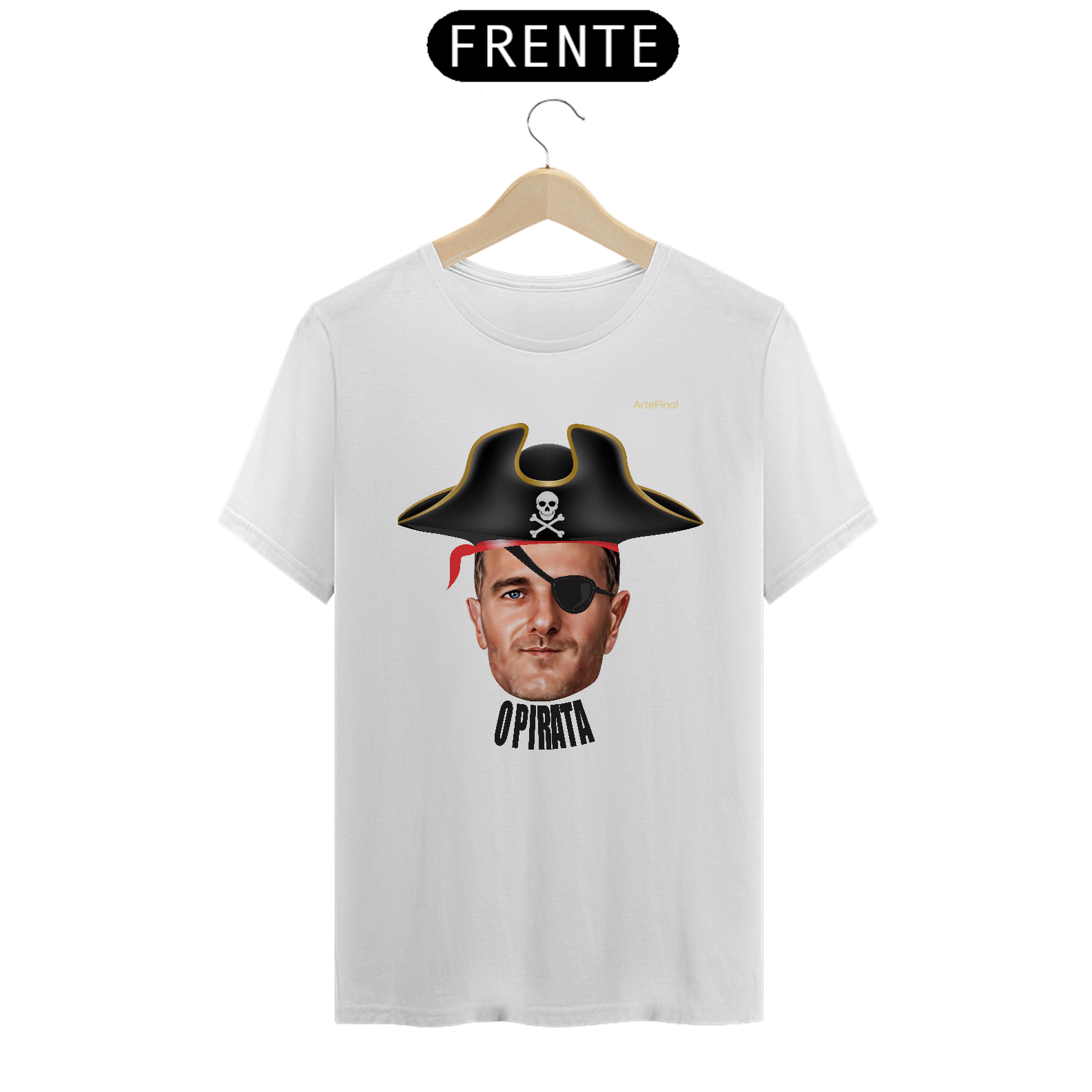 Nome do produto: Camisa ARTEFINAL - O PIRATA - Vegetti